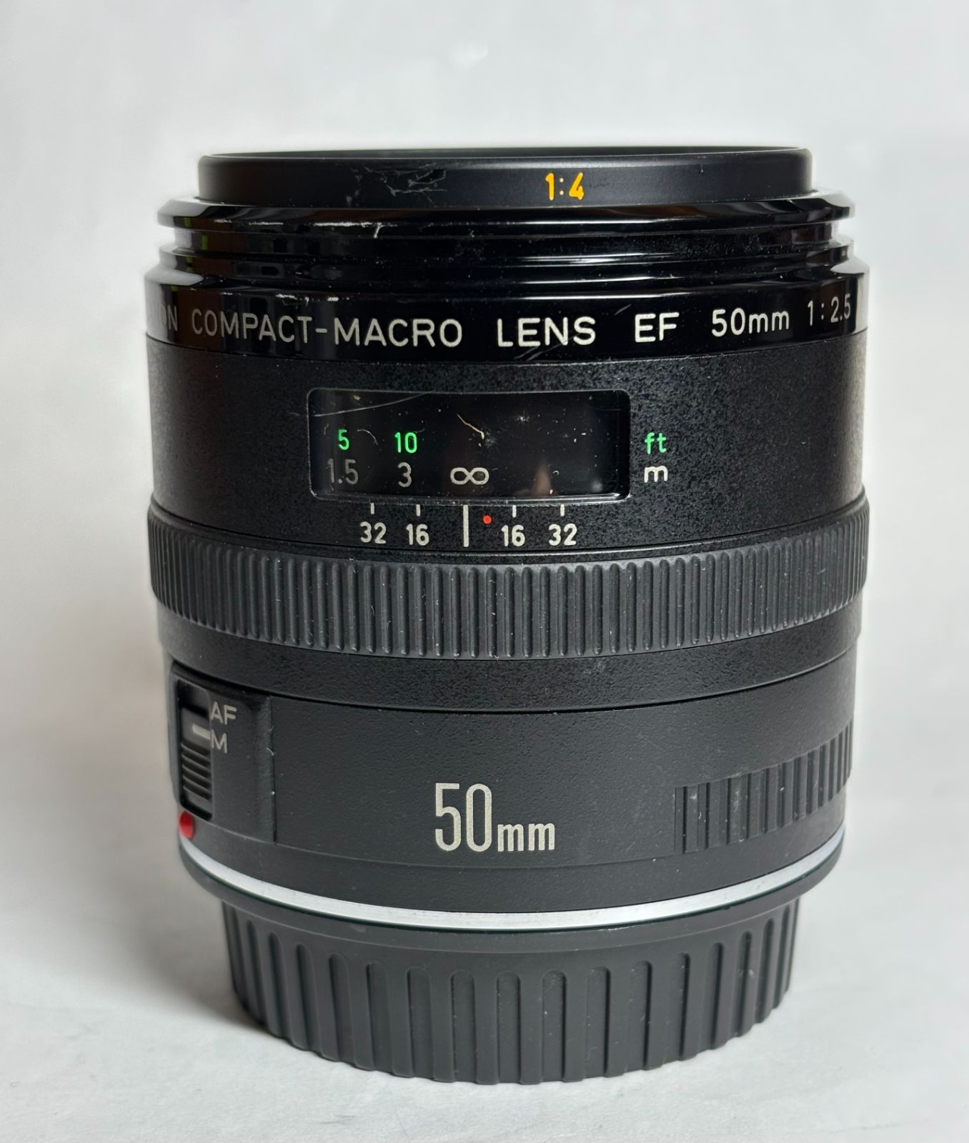 Canon EF50mm f2.5 macro コンパクトレンズ AF/MF可動美品 EOS1眼レフ