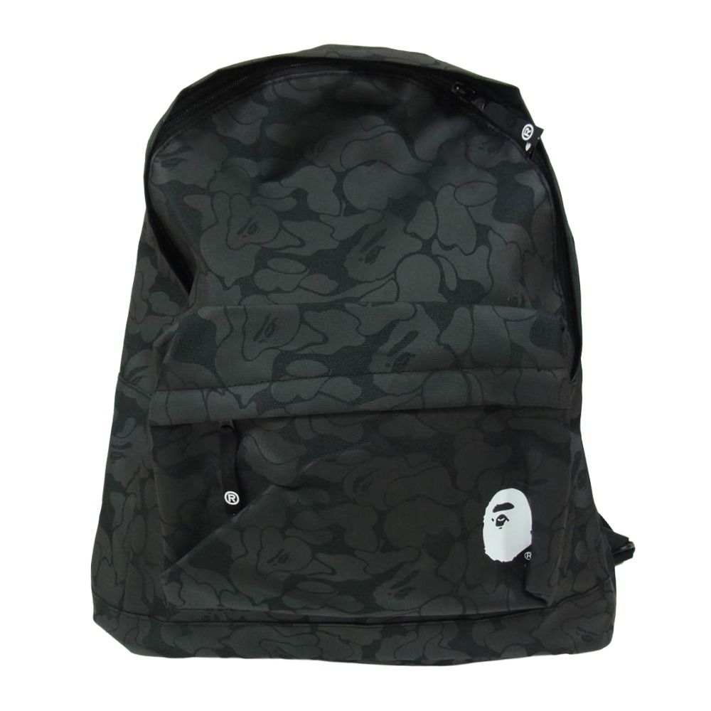 A BATHING APE リュック ブラック 迷彩 A BATHING APE アベイシングエイプ 001GDM201002H 猿迷彩 サルカモ 総