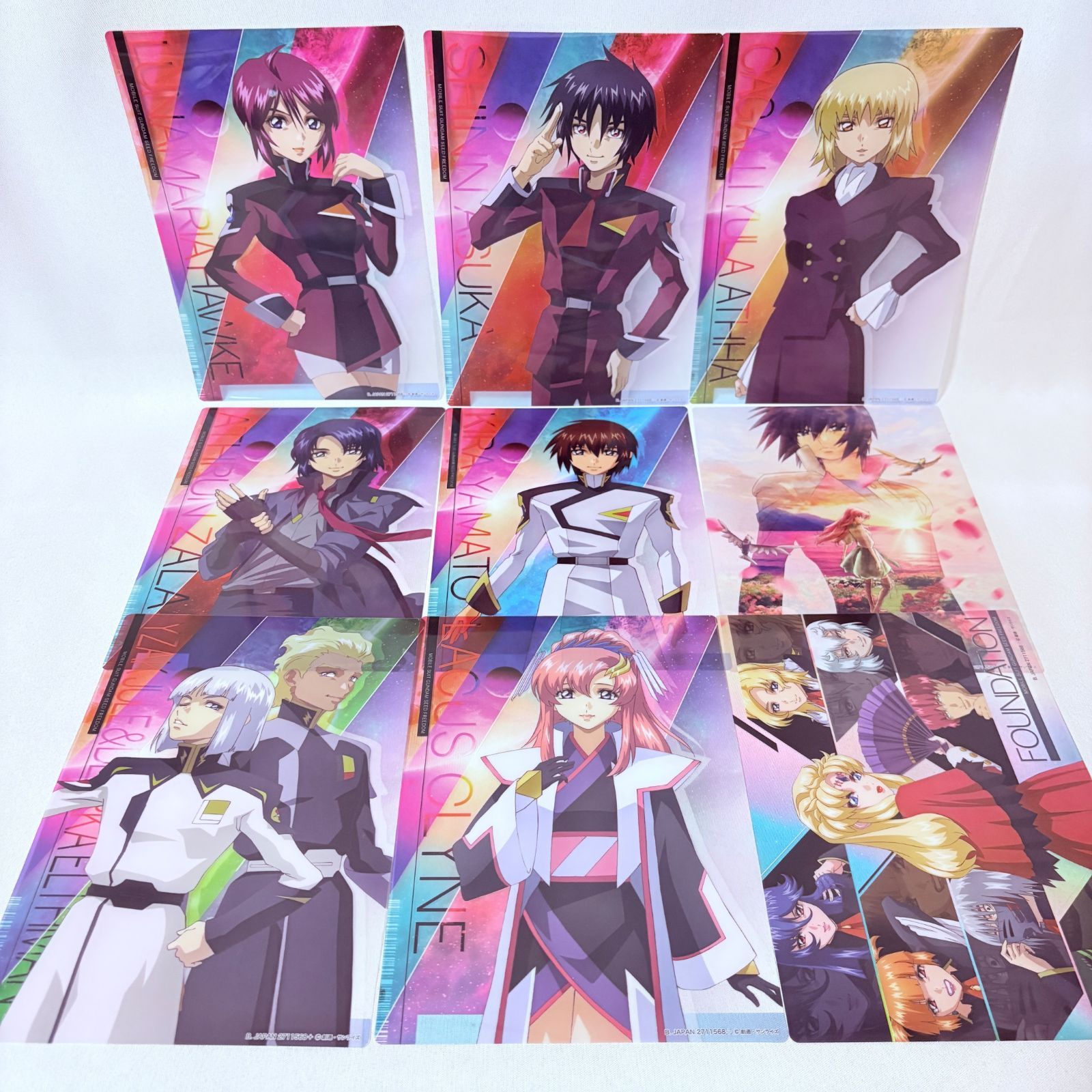 機動戦士ガンダムSEED FREEDAM クリアポスター ガシャポン ジャンボ