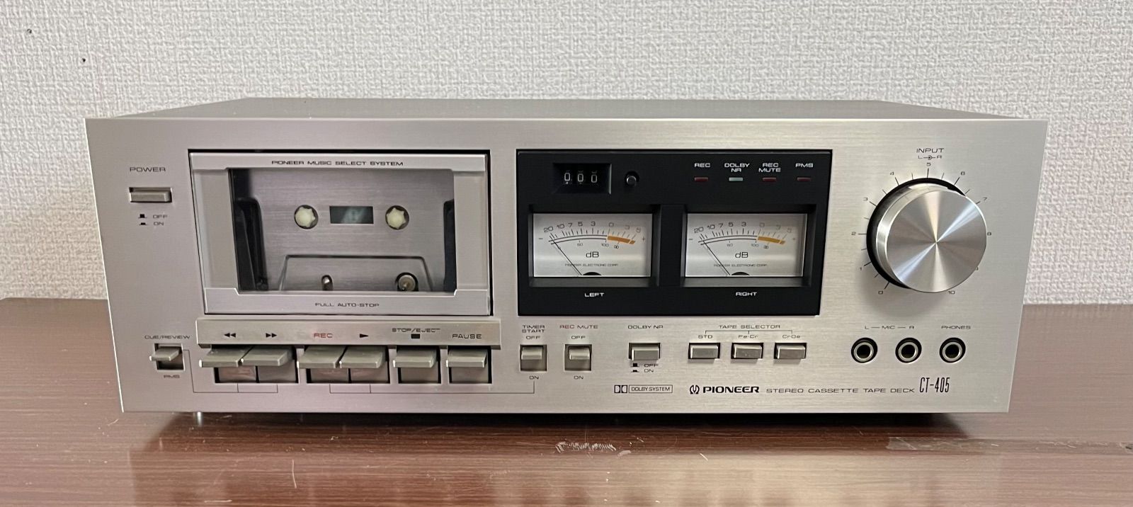 Pioneer CT-405 ステレオカセットデッキ Pioneer パイオニア ステレオカセットデッキ CT-405 【公式通販】