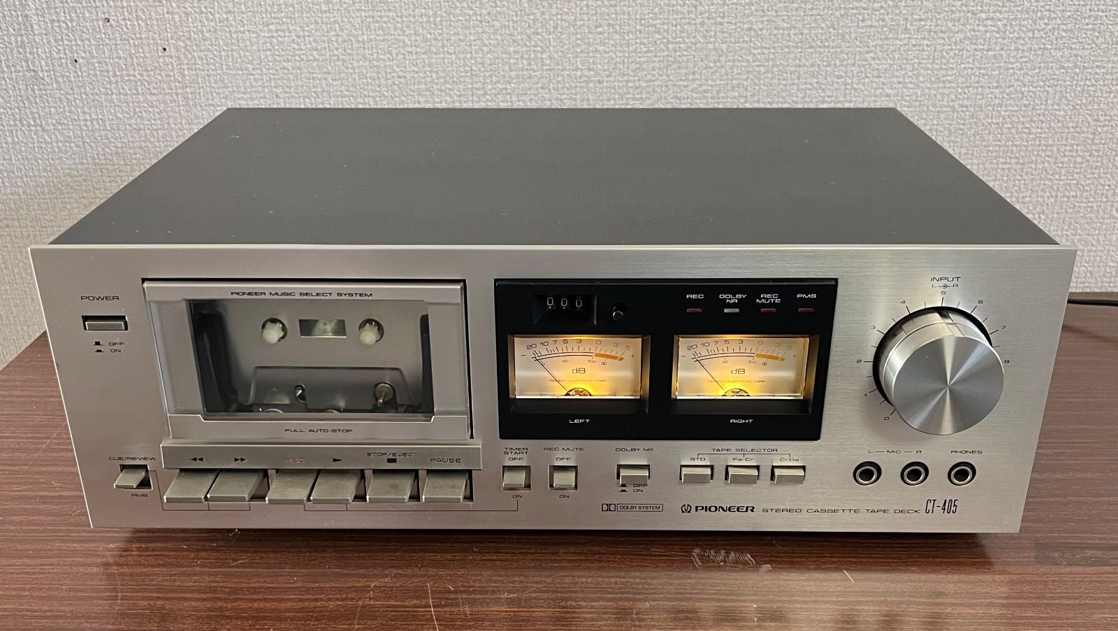 Pioneer パイオニア ステレオカセットデッキ CT-405 - メルカリ