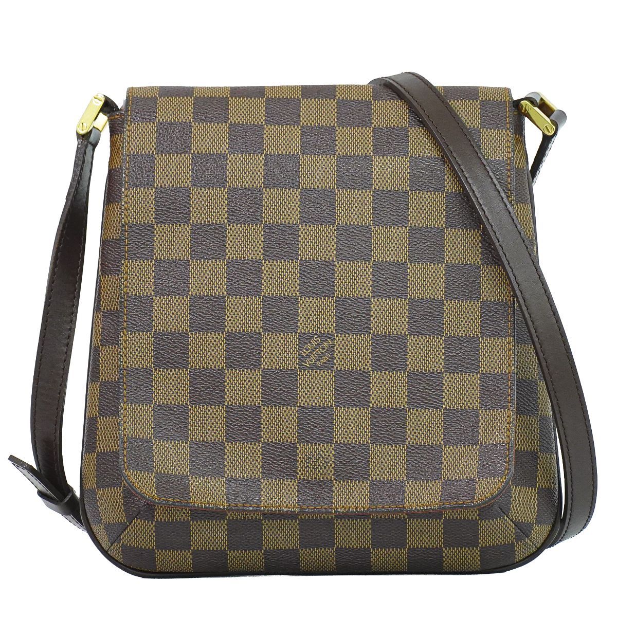 LOUIS VUITTON ダミエ ブラックショルダーバッグ【中古・本物】