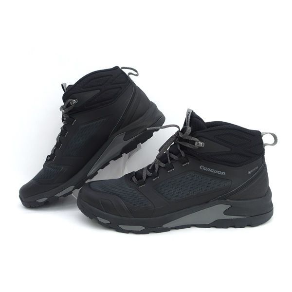ゴアテックストレッシングシューズ（caravan） caravan キャラバン ◇トレッキングシューズ/GORE-TEX/ブラック/28cm
