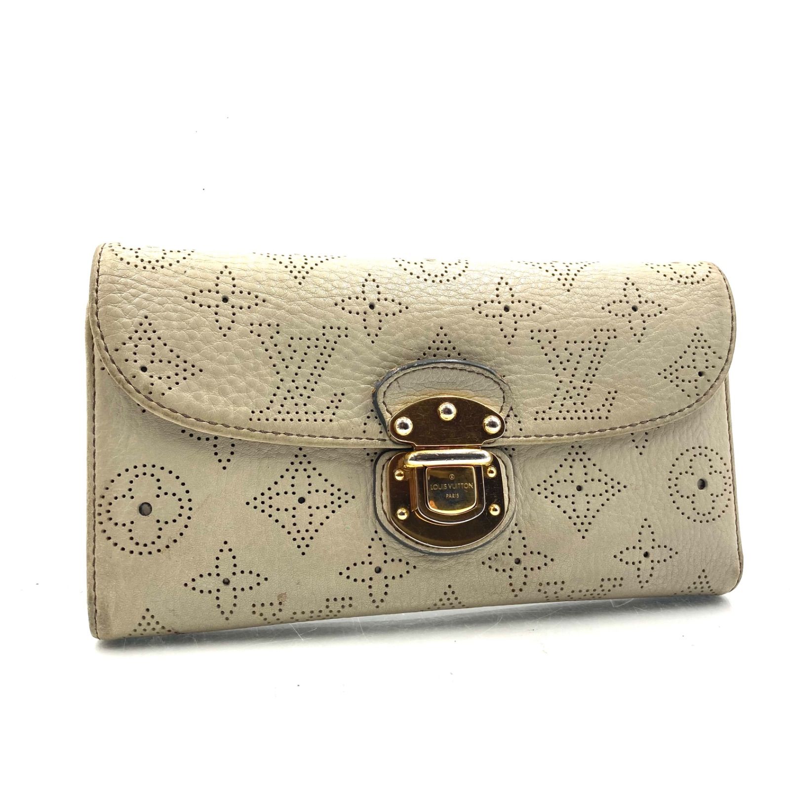 □希少□LOUIS VUITTON ルイヴィトン モノグラムマヒナ ラン(ベージュ 