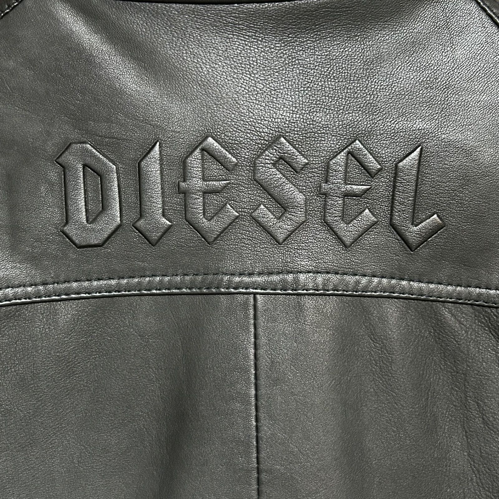 希少XXL 定価10万超 ディーゼル 羊革 DIESEL ダブルライダース 