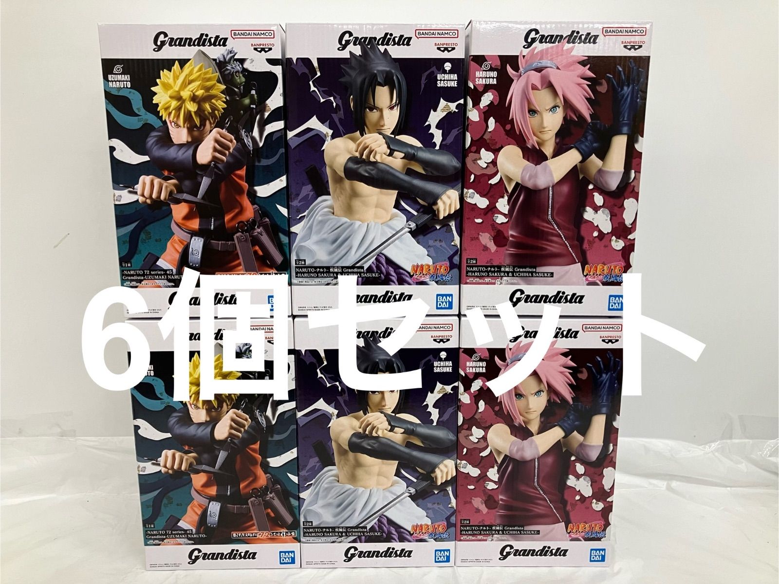 未開封 Naruto ナルト疾風伝 Grandista うずまきナルト うちはサスケ 