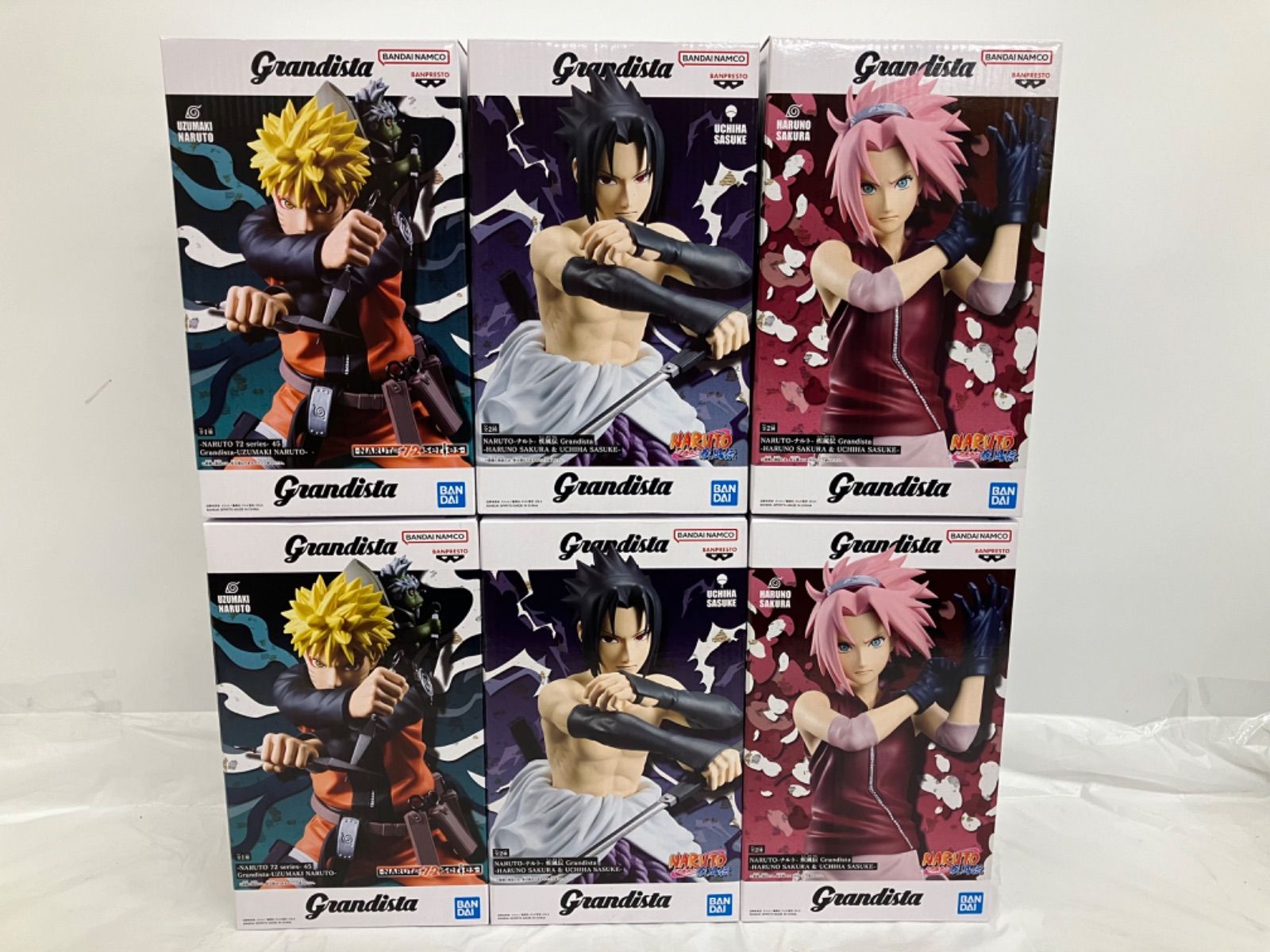 未開封 Naruto ナルト疾風伝 Grandista うずまきナルト うちはサスケ