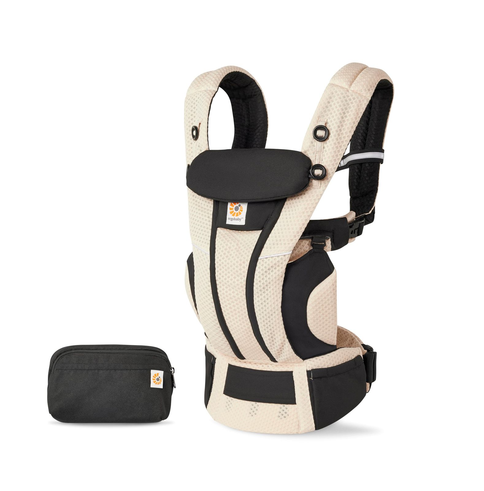 新品 Ergobaby(エルゴベビー) EBC OMNI Breeze ブラック&ベージュカラーブロック 抱っこひも 新生児から 人間工学 メッシュ 通気性 洗濯機可能 日本限定色 抱き方4通り 成長に合わせて使える CREGBCZ360PBKBGCB