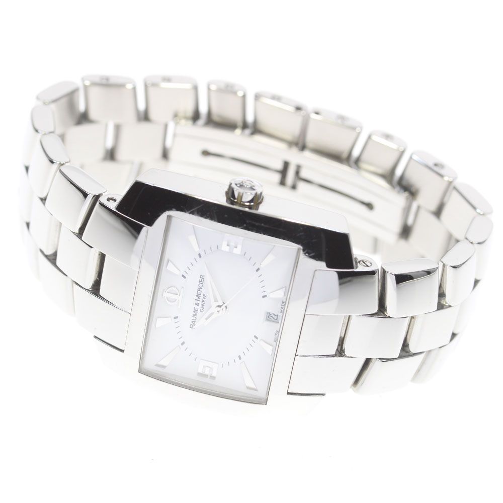 ボーム＆メルシェ Baume &amp; Mercier 65446 ハンプトン スピリット デイト クォーツ レディース 箱・保証書付き_846104【ev20】 ボーム＆メルシェ Baume & Mercier 65446 ハンプトン スピリット