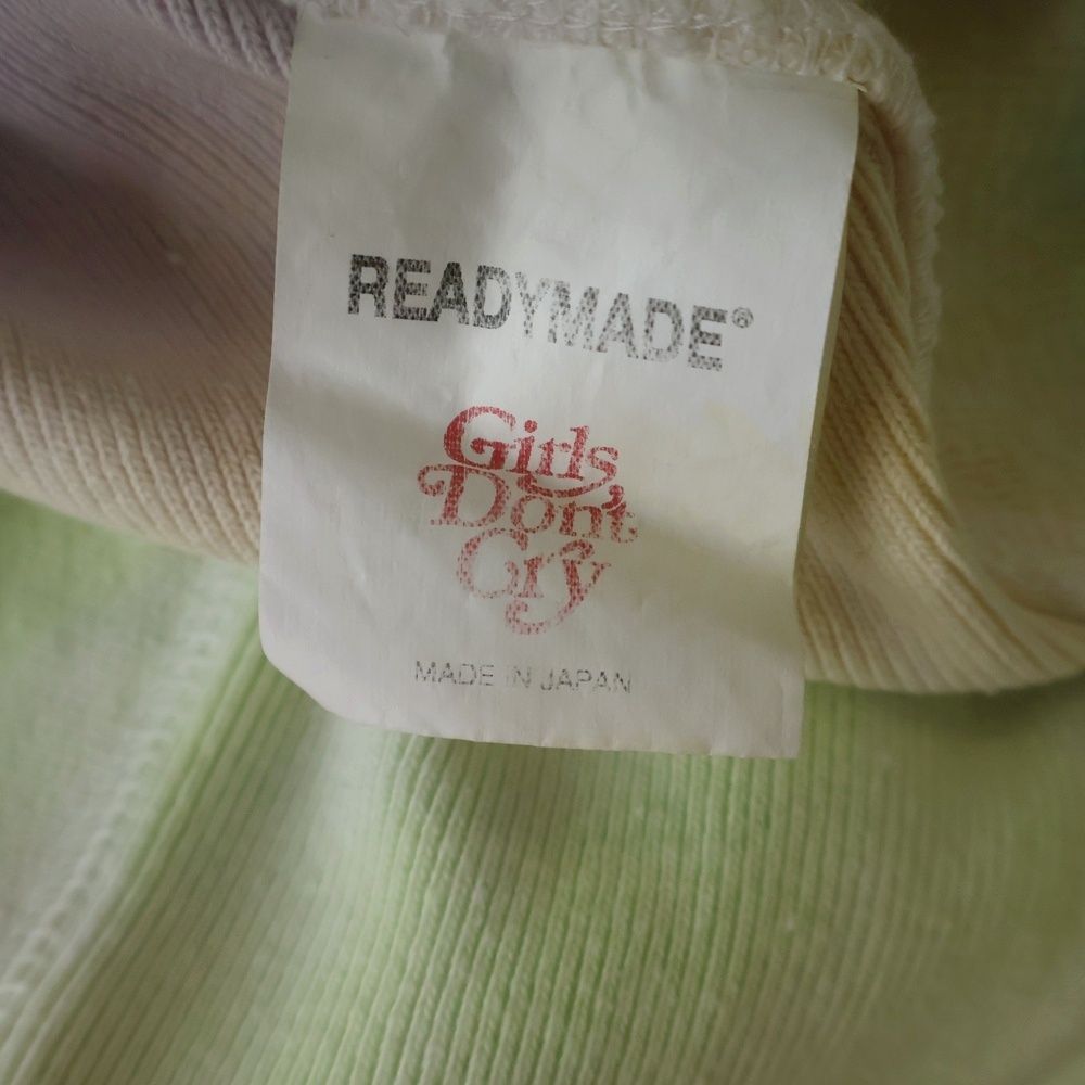 Girls Don't Cry ガールズドントクライ ×READYMADE レディメイド ロゴプリント タイダイ スウェット プルオーバーパーカー マルチ Girls Don't Cry (ガールズドントクライ) ×READYMADE レディメイド