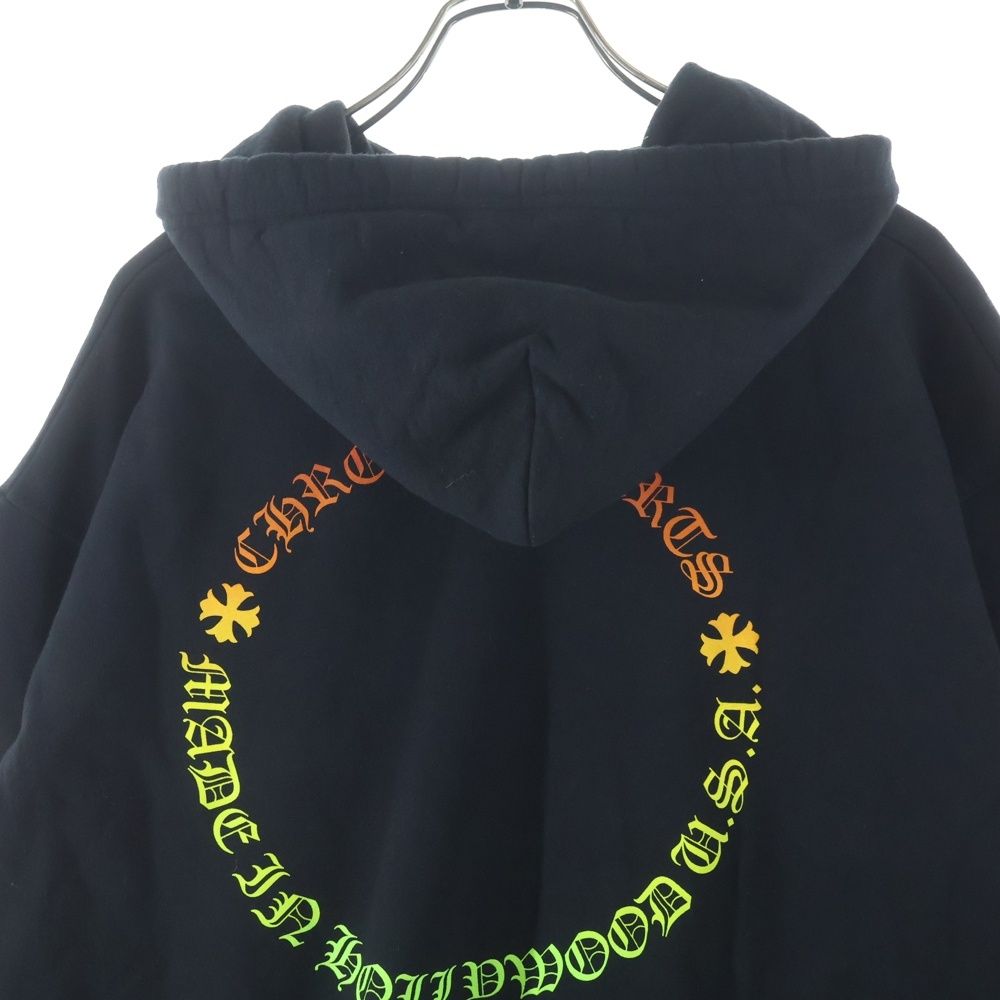 CHROME HEARTS (クロムハーツ) Back Grad Circle Logo Hoodie アーム