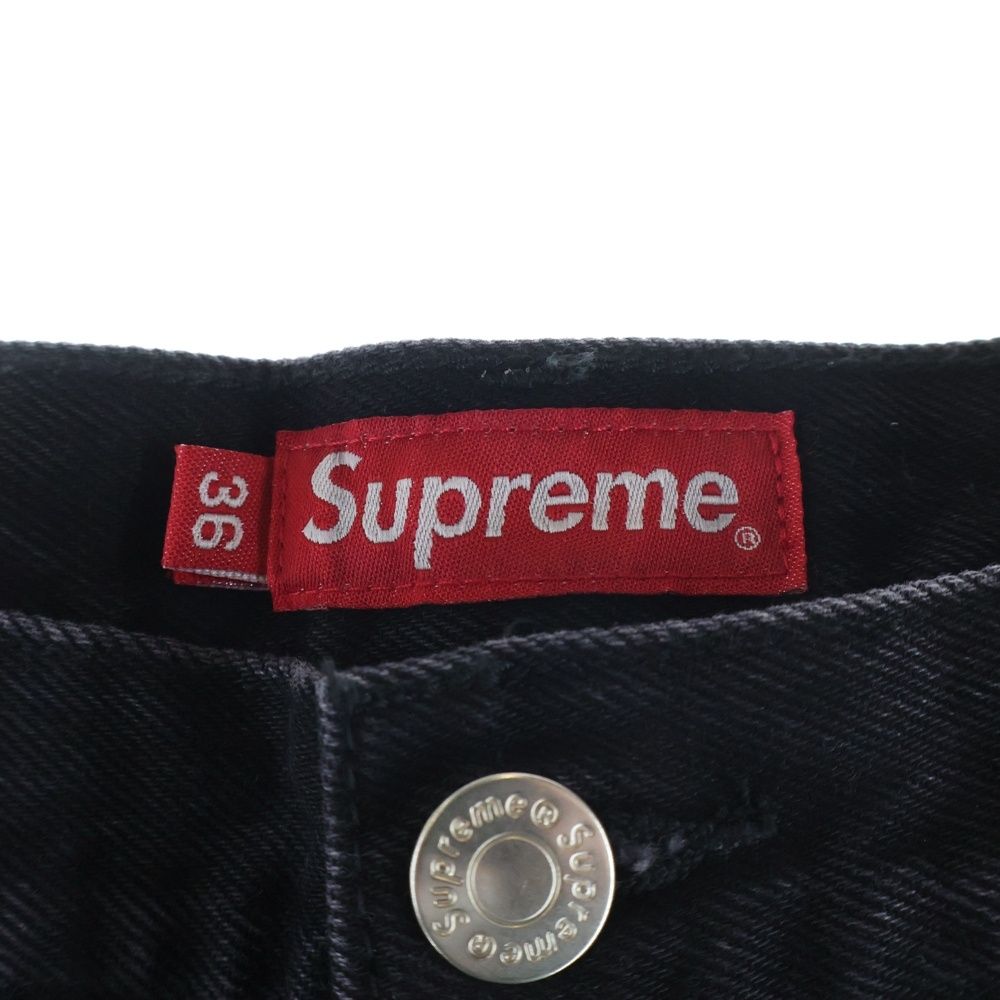 SUPREME (シュプリーム) 22AW BAGGY JEAN バギー ブラック ジーンズ