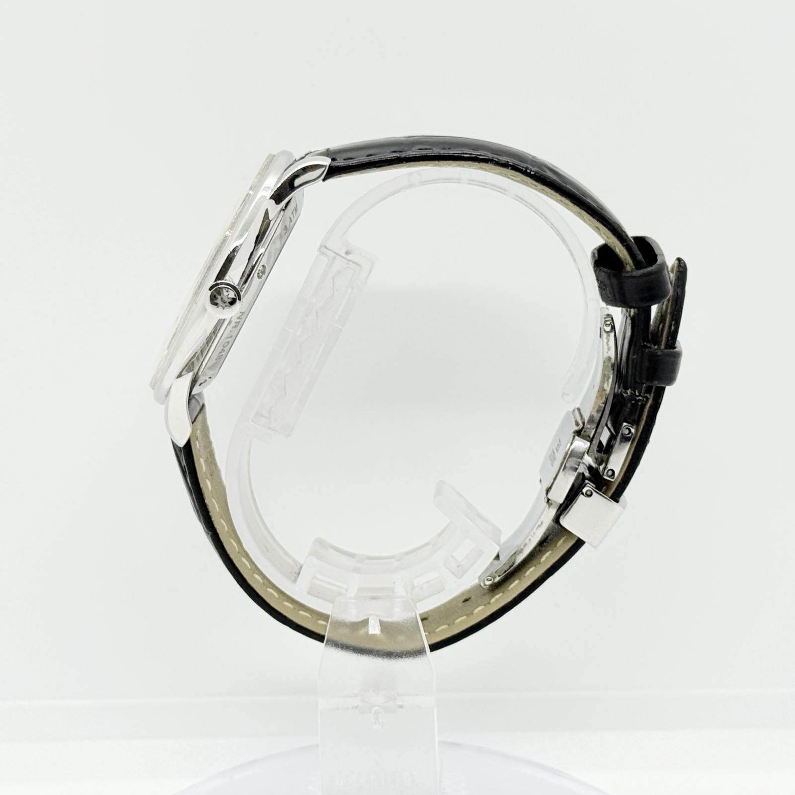  JUNGHANS ユンハンス マイスター クラシック 2603085 ホワイト AT メンズ 腕時計 稼働品 チェスターコート 自動巻き時計 腕時計(アナログ)