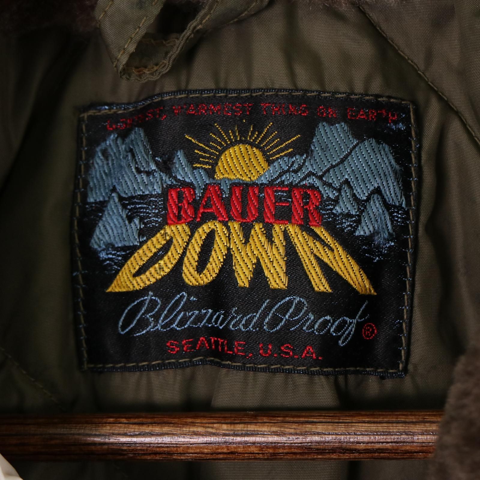 60年代 Eddie Bauer エディーバウアー バウアーダウン 日の出タグ 