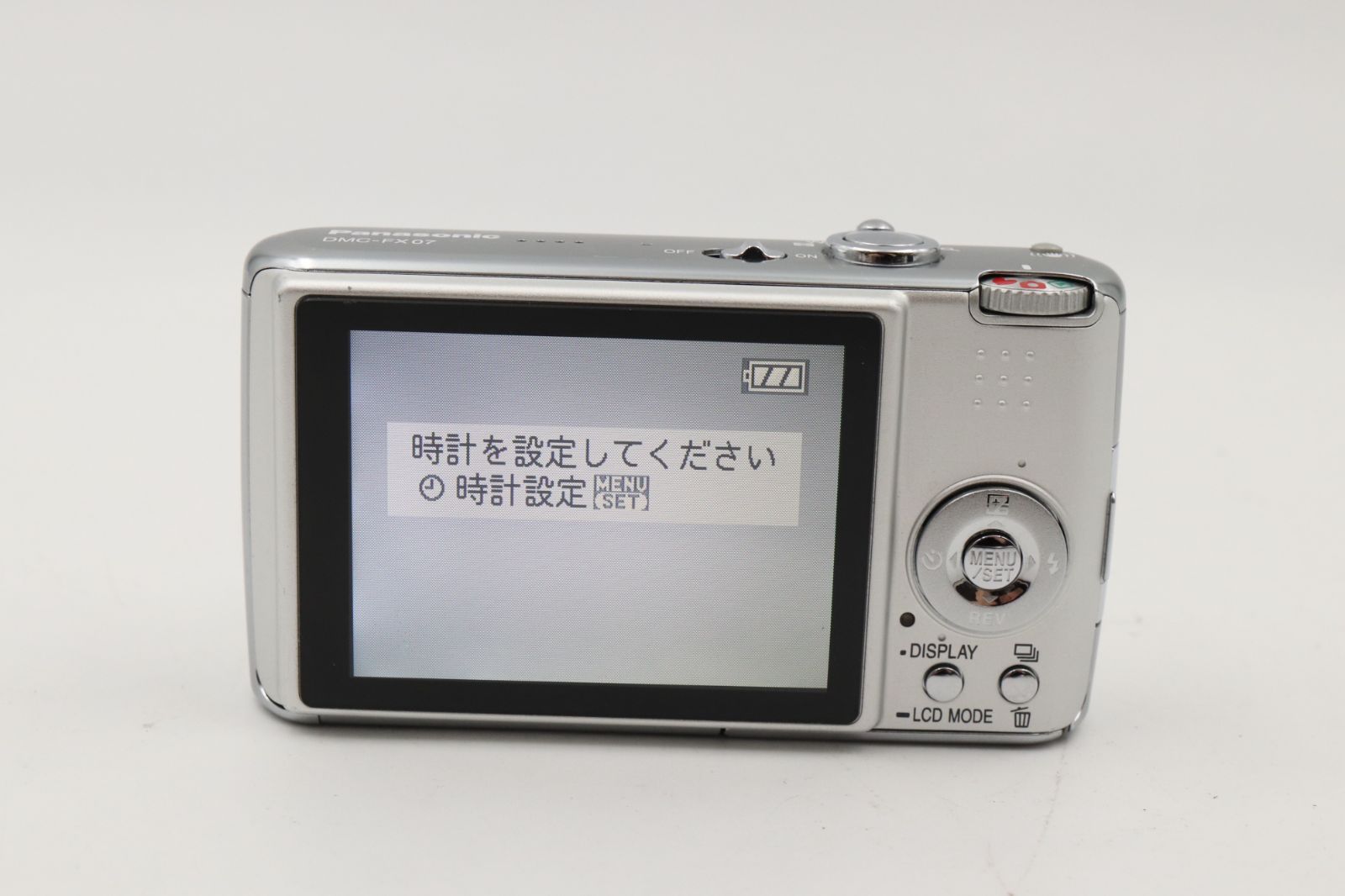 極上品☆Panasonic LUMIX DMC-FX07 パナソニック ルミックス シルバー 