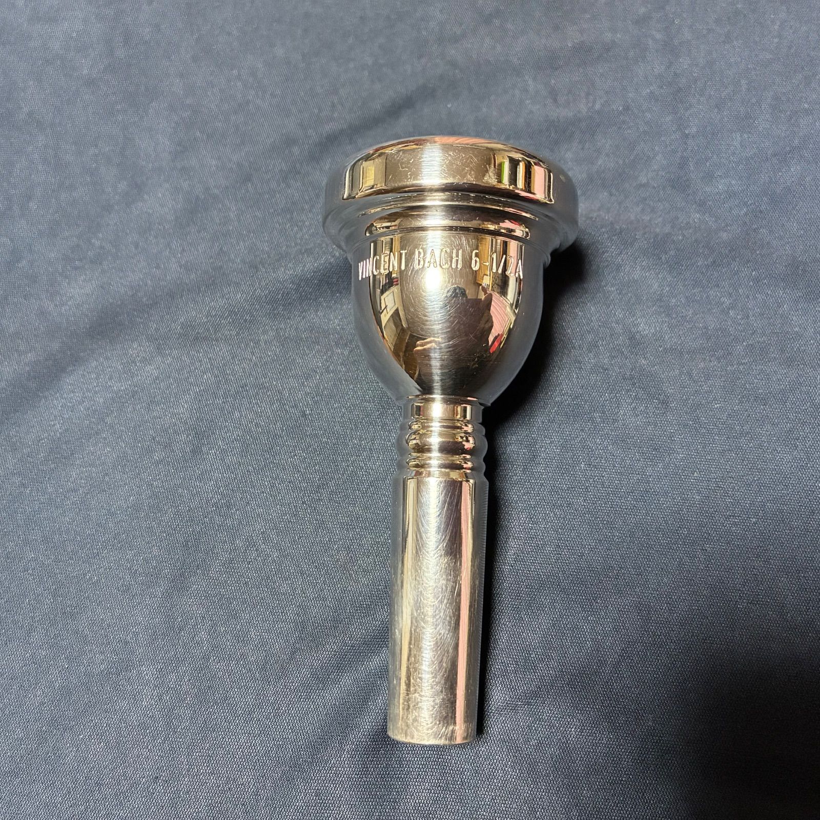 トロンボーン用マウスピース VINCENT BACH 6-1/2A（太管）中古品