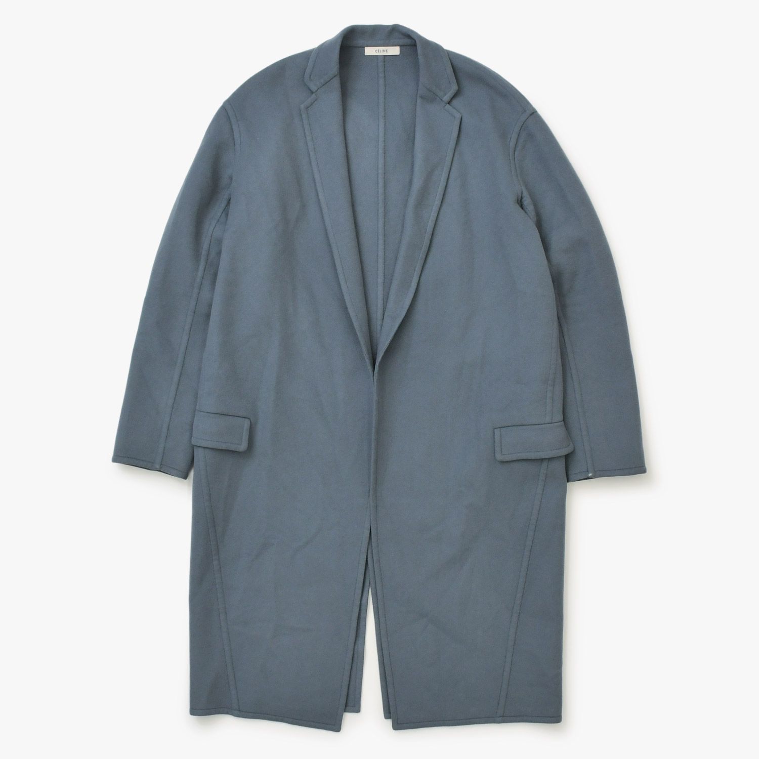 極美品 CELINE セリーヌ フィービー期 エグクロンビーコート カシミヤ 