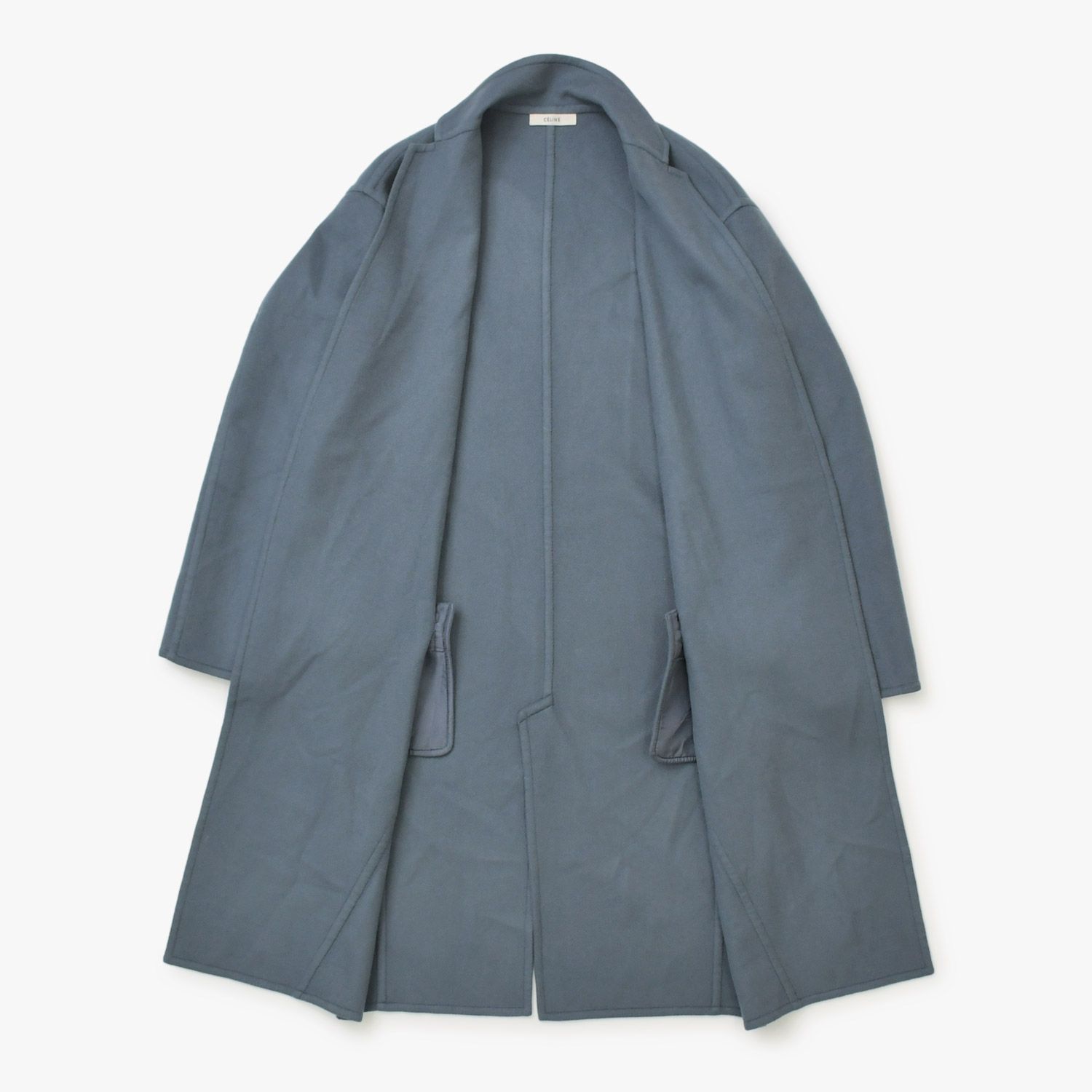 極美品 CELINE セリーヌ フィービー期 エグクロンビーコート カシミヤ 
