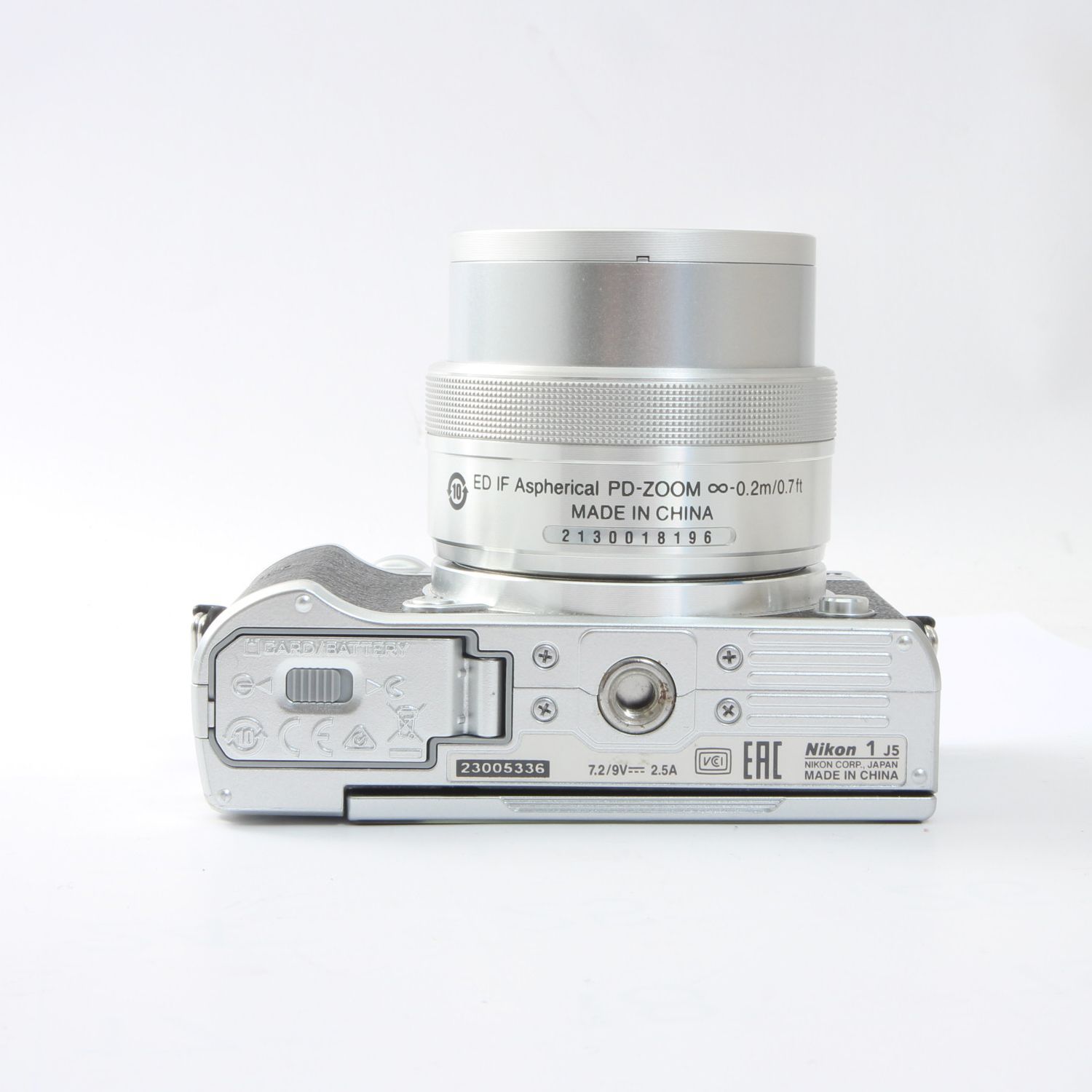 ニコン Nikon1 J5 シルバー + 10-30mm 標準パワーズームレンズキット 