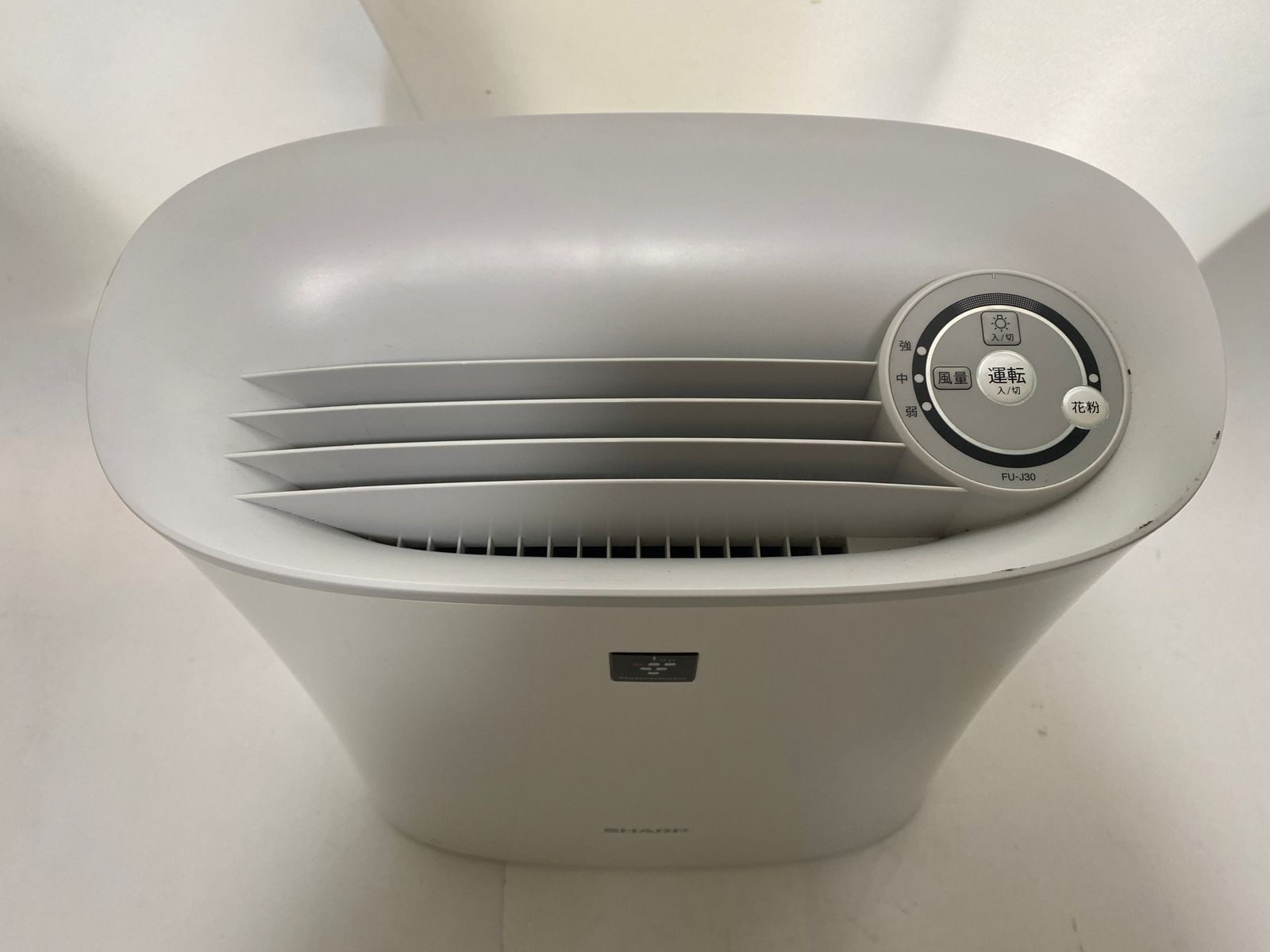 ◯ シャープ SHARP 空気清浄機 FU-J30-W ホワイト 薄型コンパクト設計 