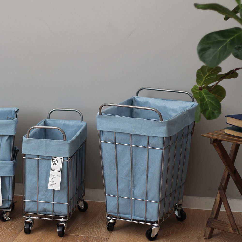 LAUNDRY SQUARE CASTER45L_DENIM（４個セット）