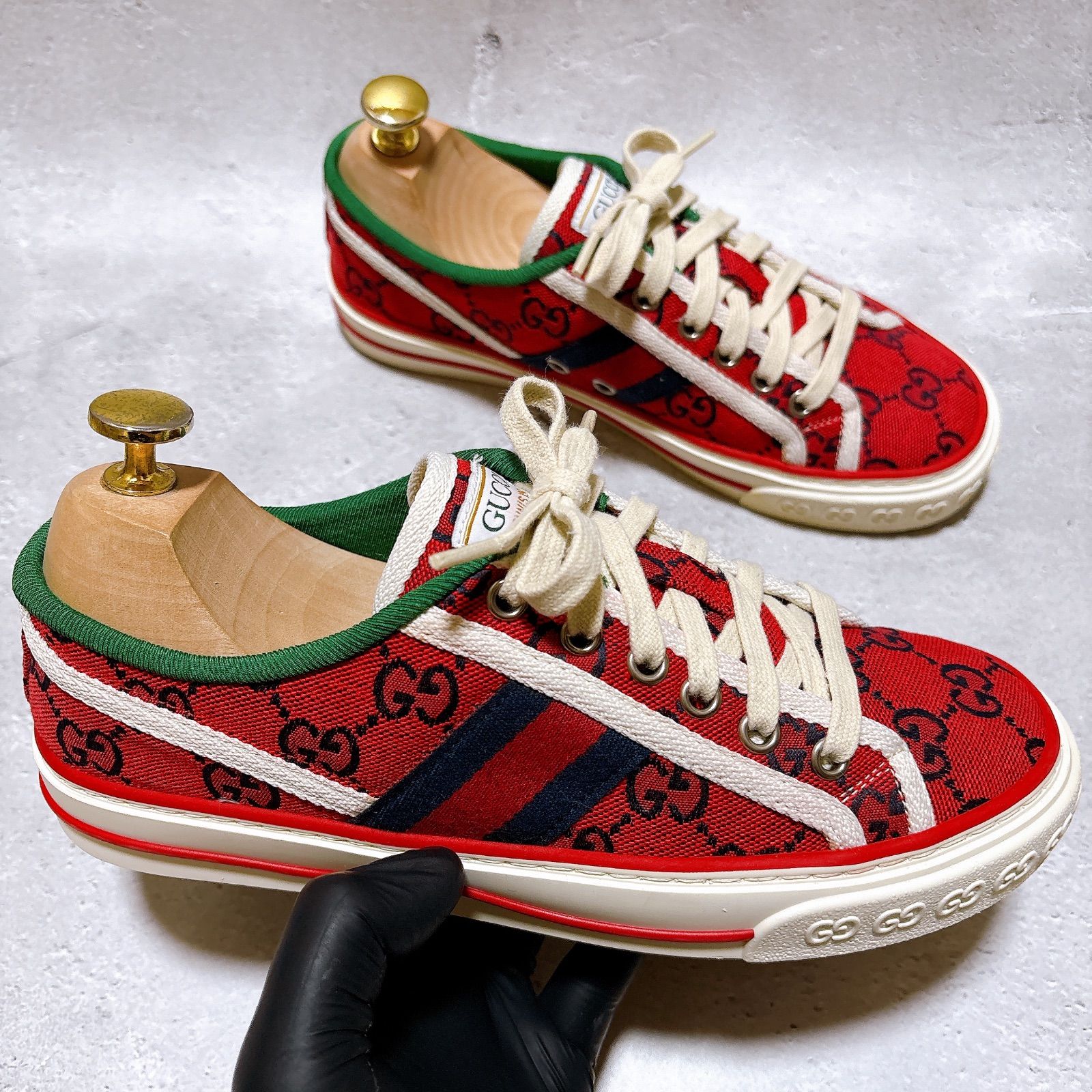 GUCCI テニス スニーカー 23cm