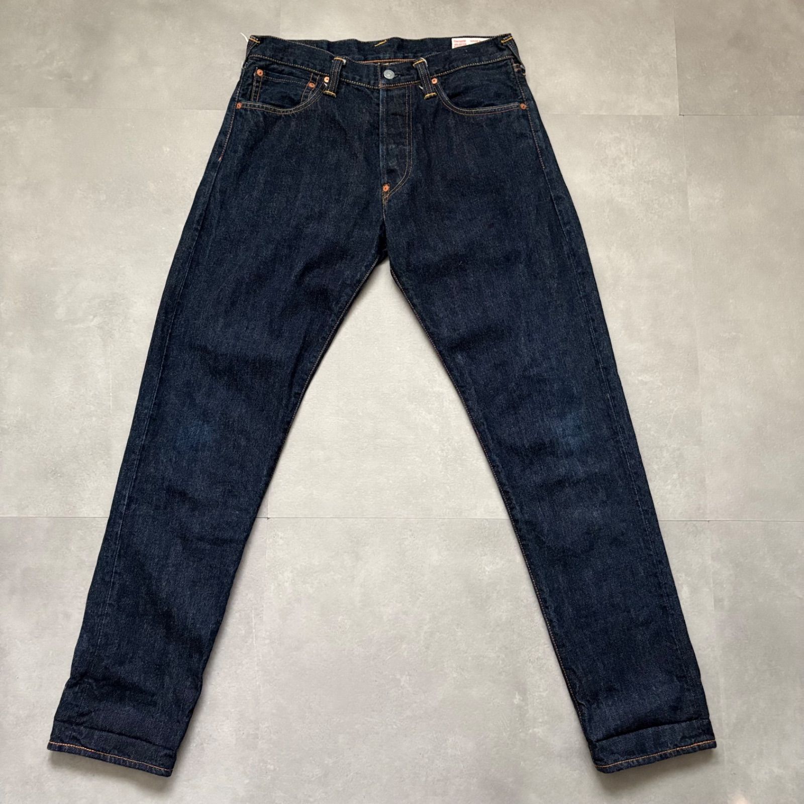 EVISU エヴィス 2025 No2 デニムパンツ 33×32 濃紺 赤耳 セルビッチ 