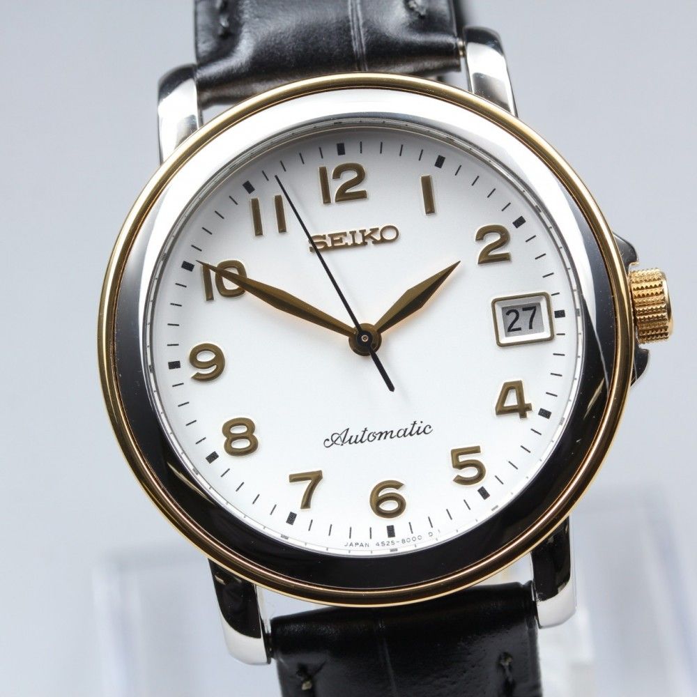 稼働品】SEIKO メカニカル SCVJ003/4S25-8000 自動巻き メンズ (1993年 