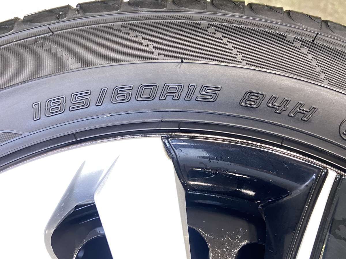 185/60R15 ダンロップ エナセーブ EC204 ホンダ純正 T5B 15x6.0 100-4 
