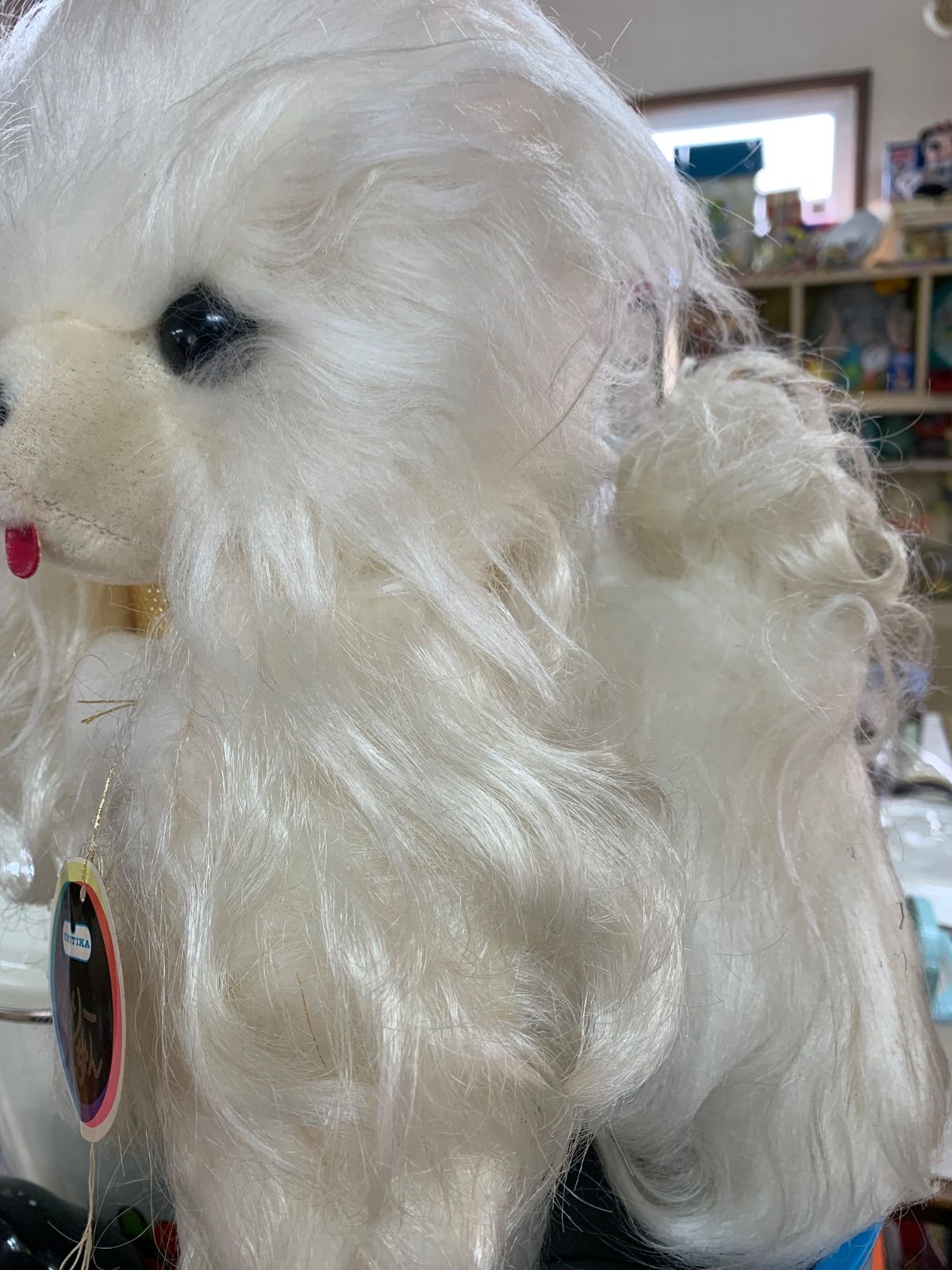 昭和レトロ ユニチカ カーリーちゃん 犬ぬいぐるみ 当時物 タグ付き
