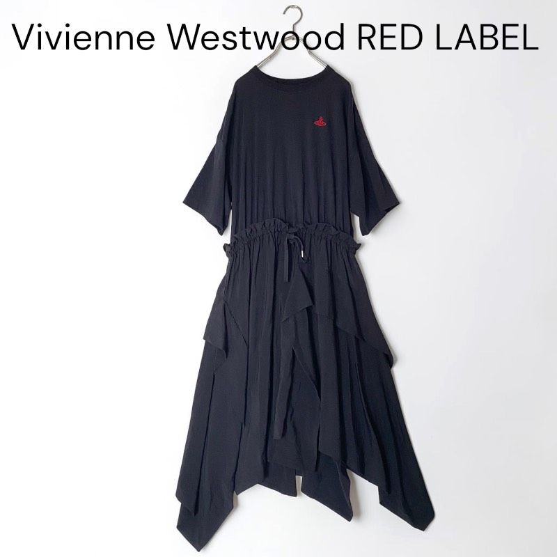 Vivienne Westwood RED LABEL 半袖 ワンピース オーヴ 刺繍
