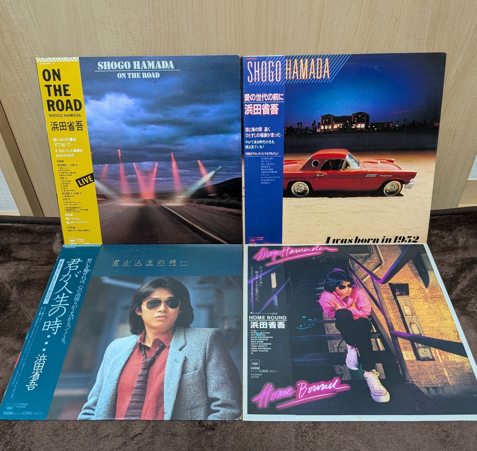 浜田省吾レコード4枚 浜田省吾 バラードセレクション・アルバム 4