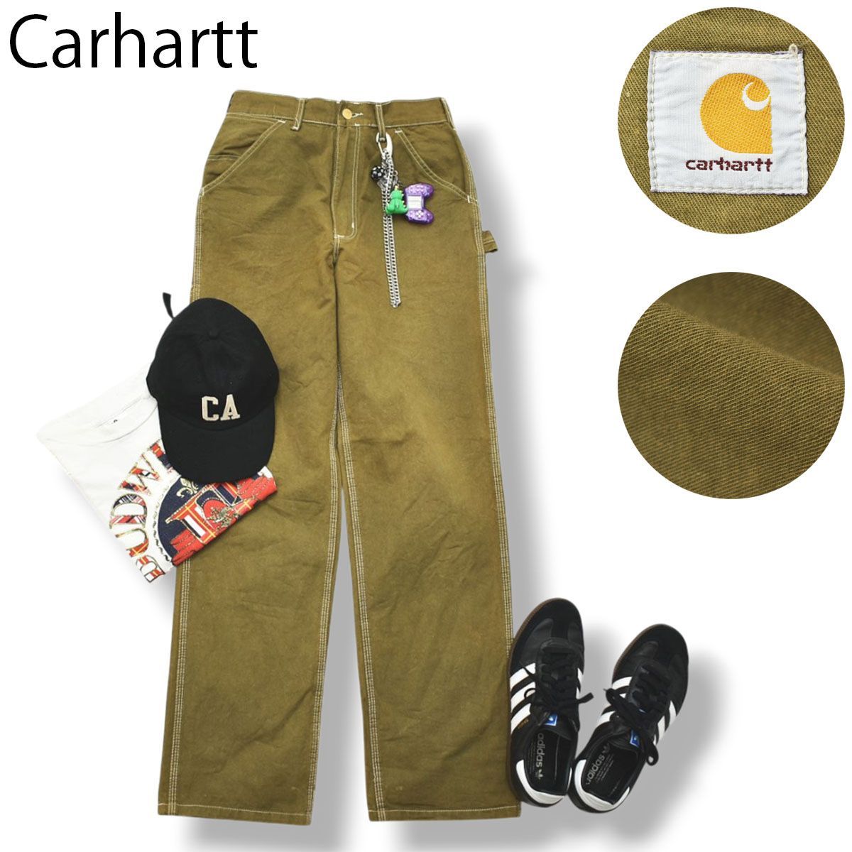 定番】 カーハート Carhartt ワークパンツ ペインターパンツ 29 x 34 