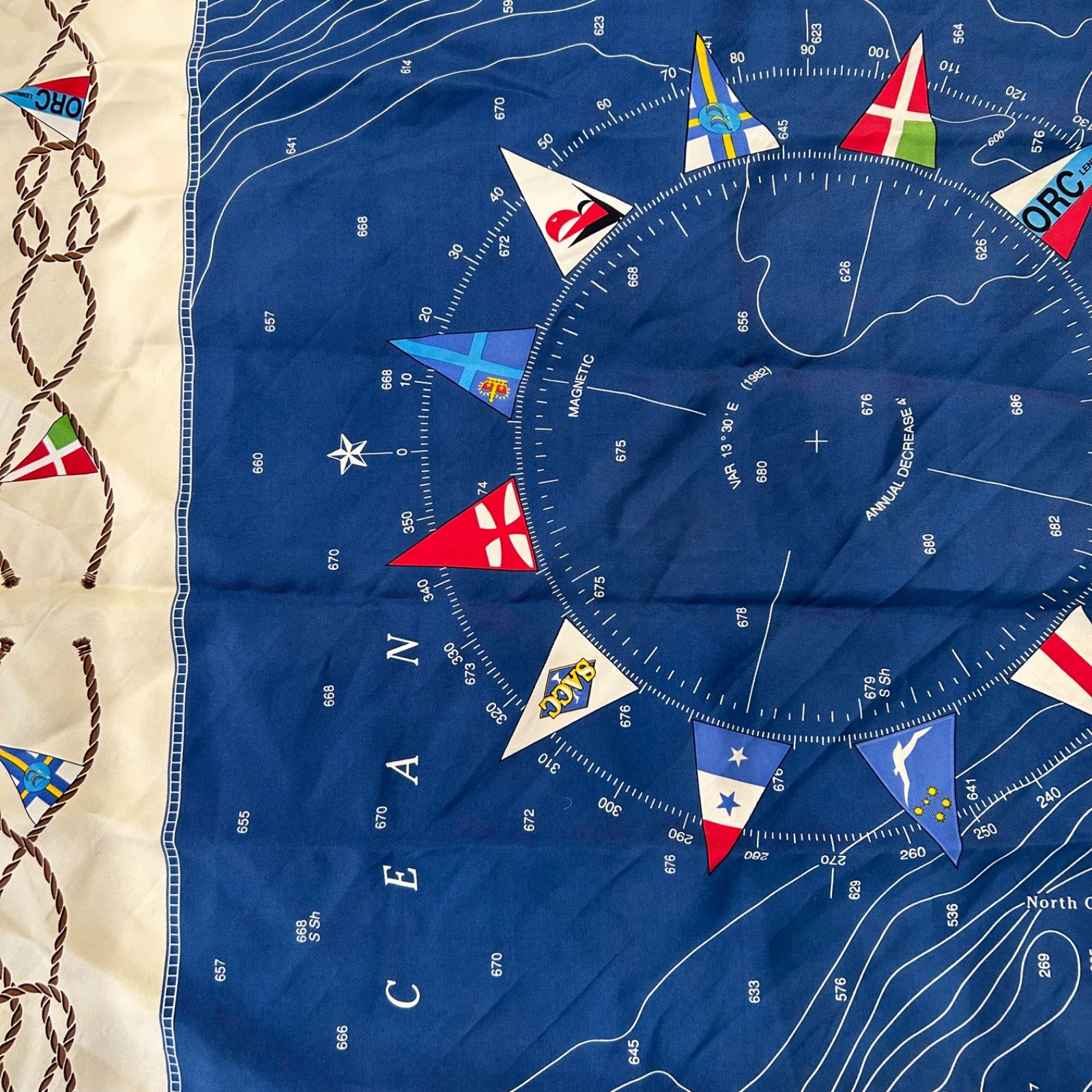Louis Vuitton 海図デザイン スカーフ Louis Vuitton 海図デザイン スカーフ - メルカリ