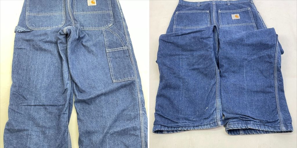 値下げ 90s カーハート carhartt 日本製 ペインター パンツ 32 01w-6524 カーハート Carhartt 100周年記念モデル デニムペインター