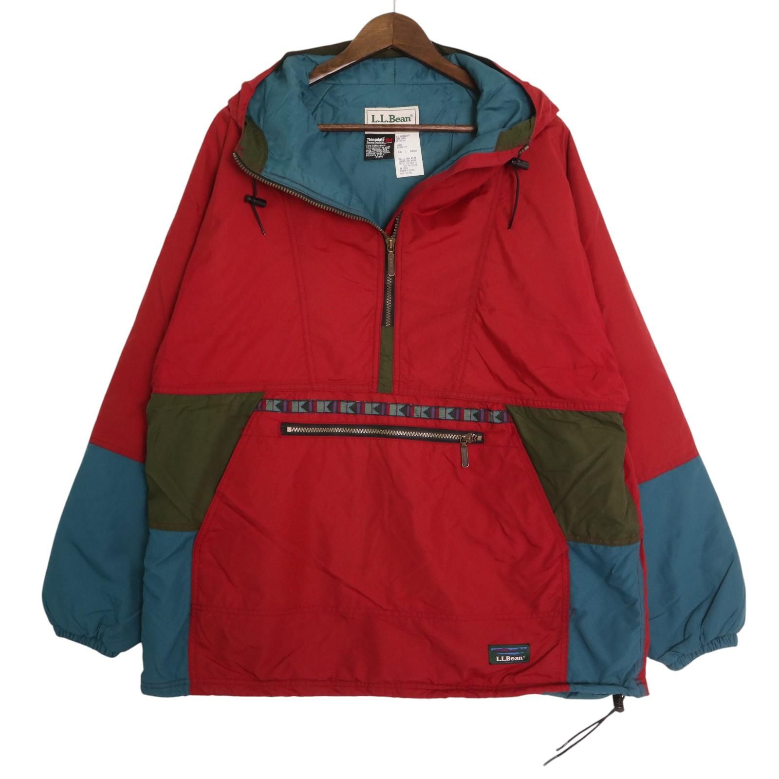 90年代 USA製 L.L.Bean エルエルビーン Thinsulate 中綿 アノラック 