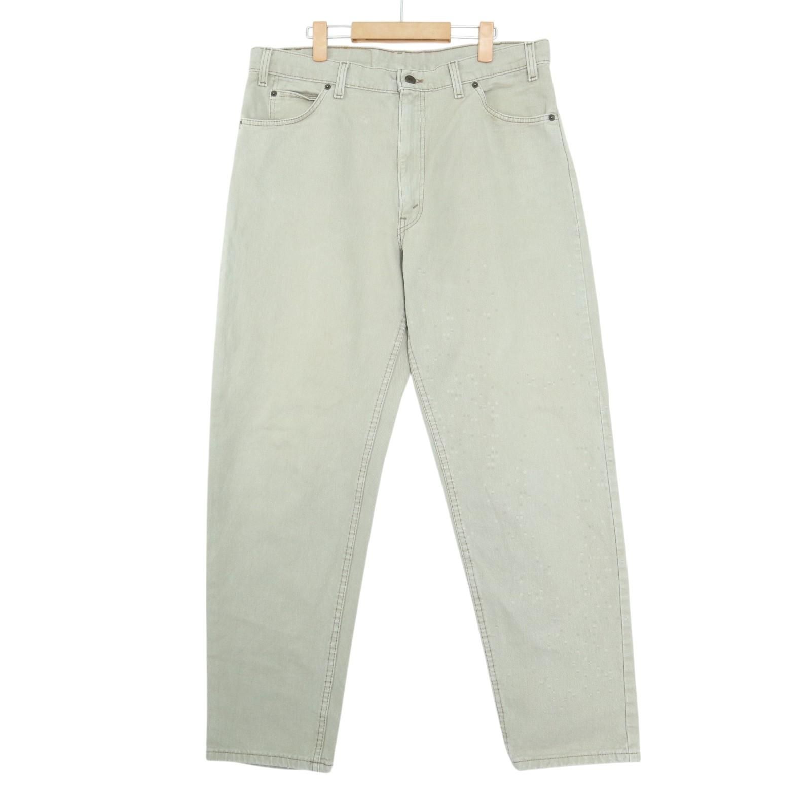 90年代 USA製 Levi´s リーバイス 550 デニムパンツ アイボリー (メンズ 