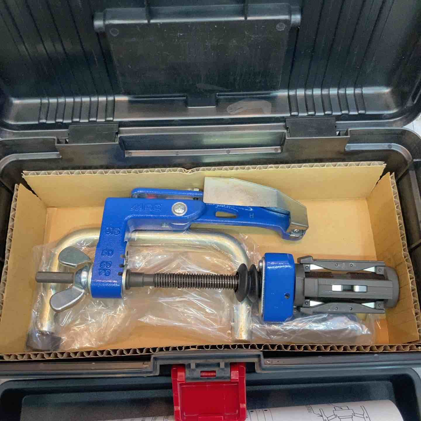 【中古品】MCC 松阪鉄工所 PEスクレーパ75 SSPES75 50-75 ※箱付き【八潮店】