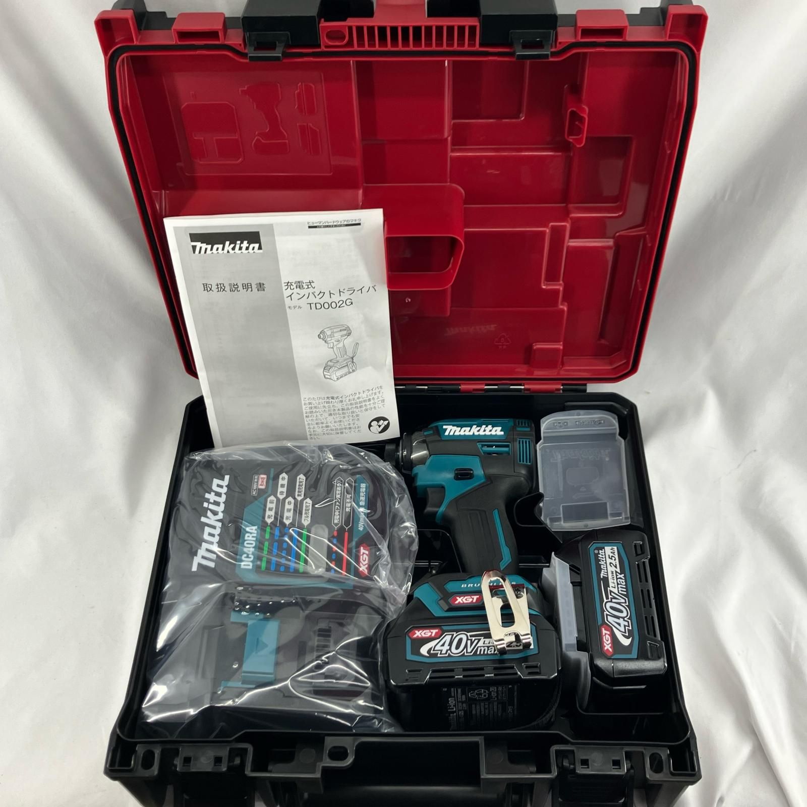 ♭♭ MAKITA マキタ 充電式インパクトドライバ 充電器・充電池2個 