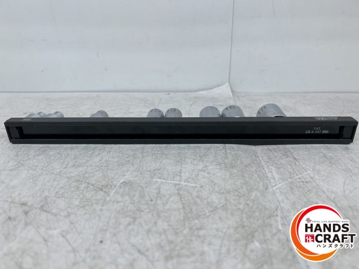 ♪MACTOOLS X66MMPT 6.7.9.12.13.15.16.18 ソケット8個セット レール付 
