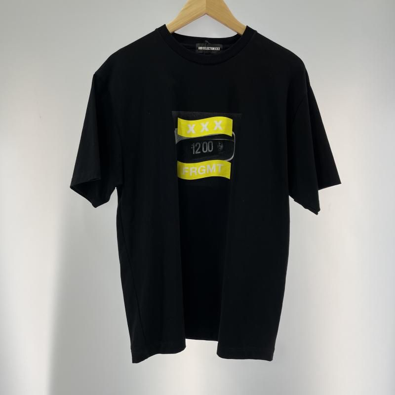 Tシャツ君 ブラック 中古 中古】GOD SELECTION XXX×FRAGMENT 12周年記念Tシャツ ブラック サイズ