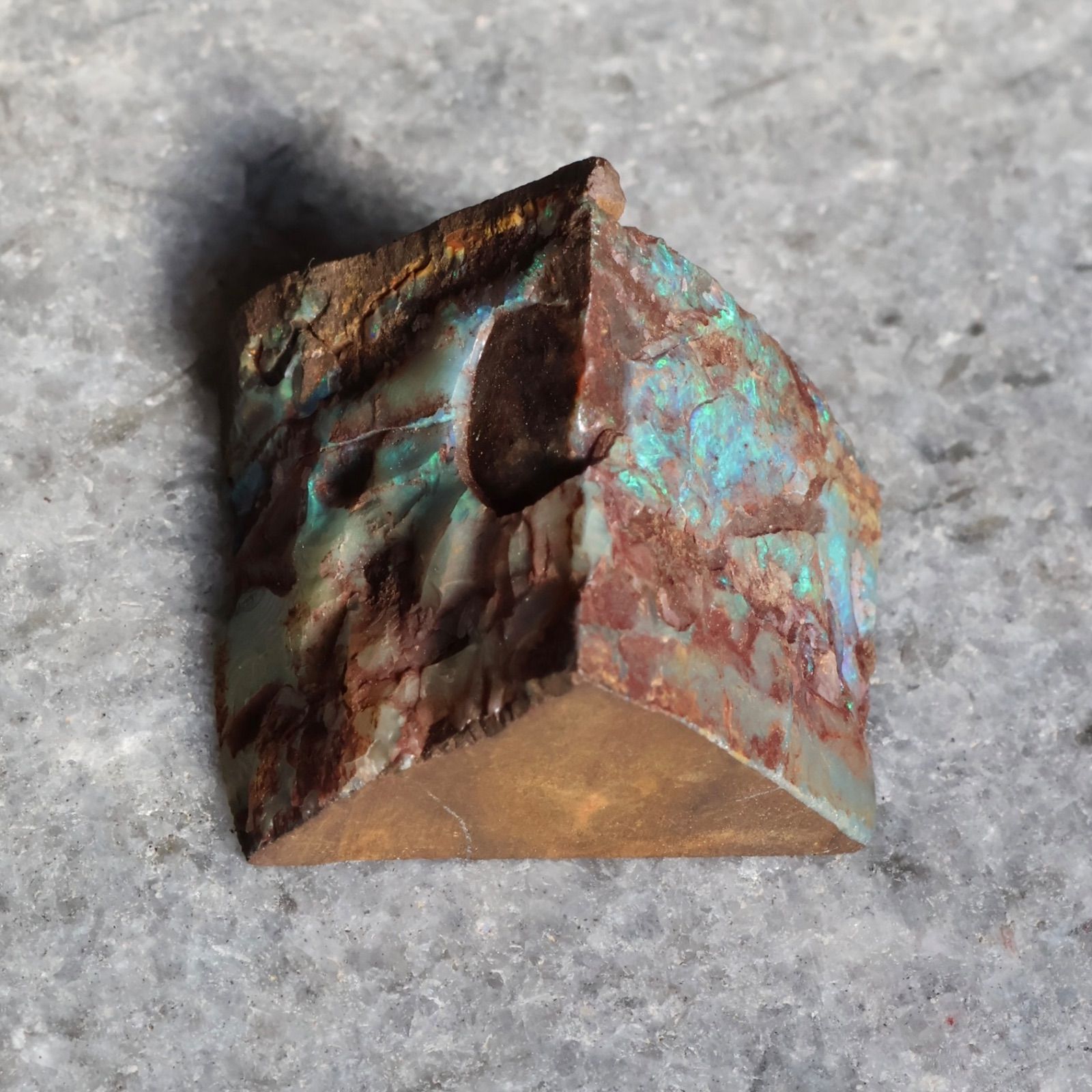 天然ボルダーオパール約55ct クイーンズランド産 オーストラリア 天然ボルダーオパール約55ct クイーンズランド産 オーストラリア