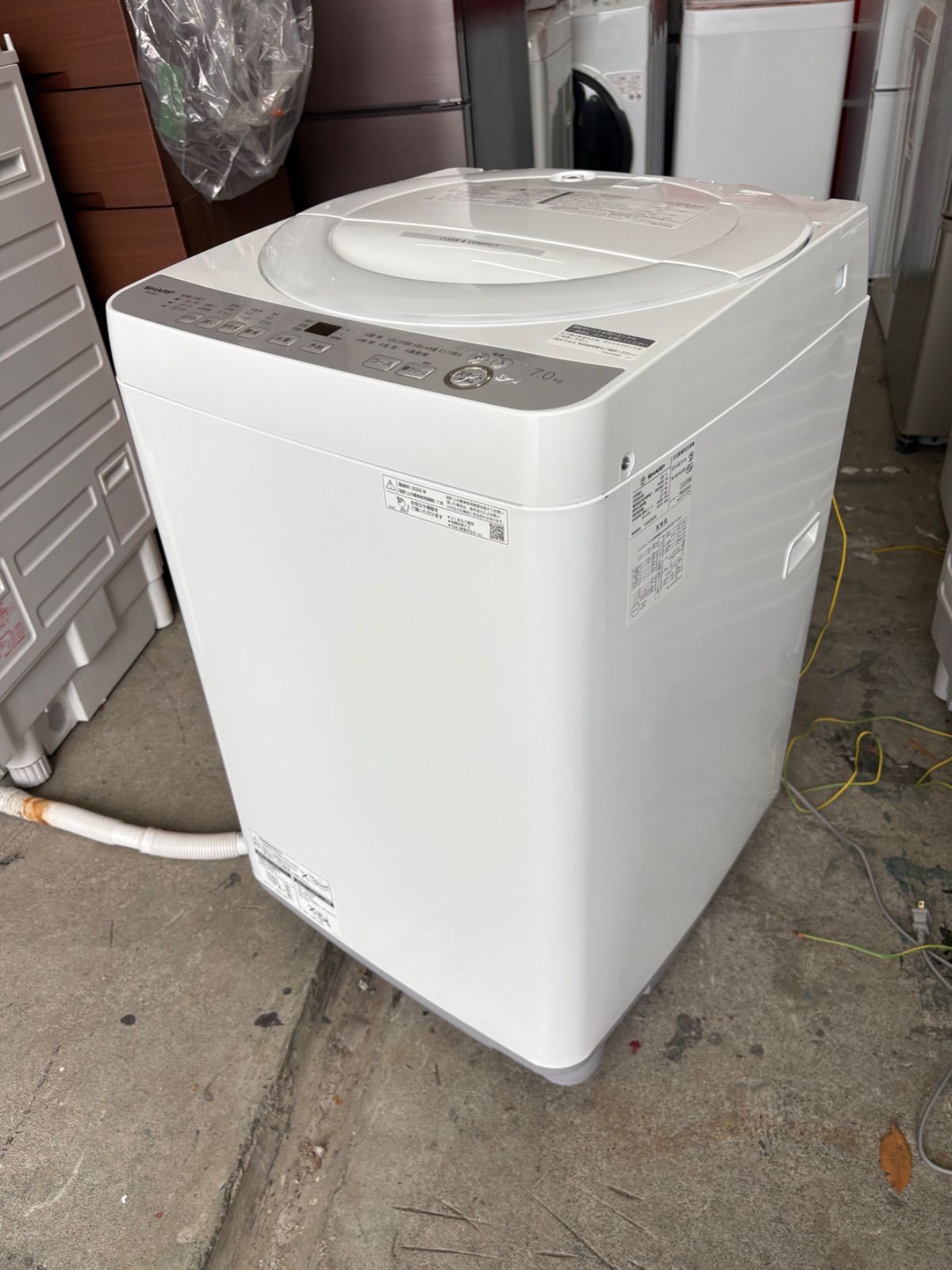 高年式】SHARP 洗濯機 ES-GE6JJ 2025年製 - メルカリ