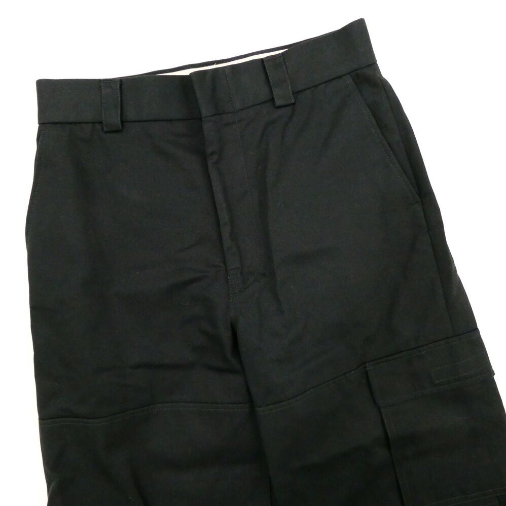 名古屋】グッチ ロゴパッチ ワイドカーゴパンツ 776978 ZAPRO ブラック