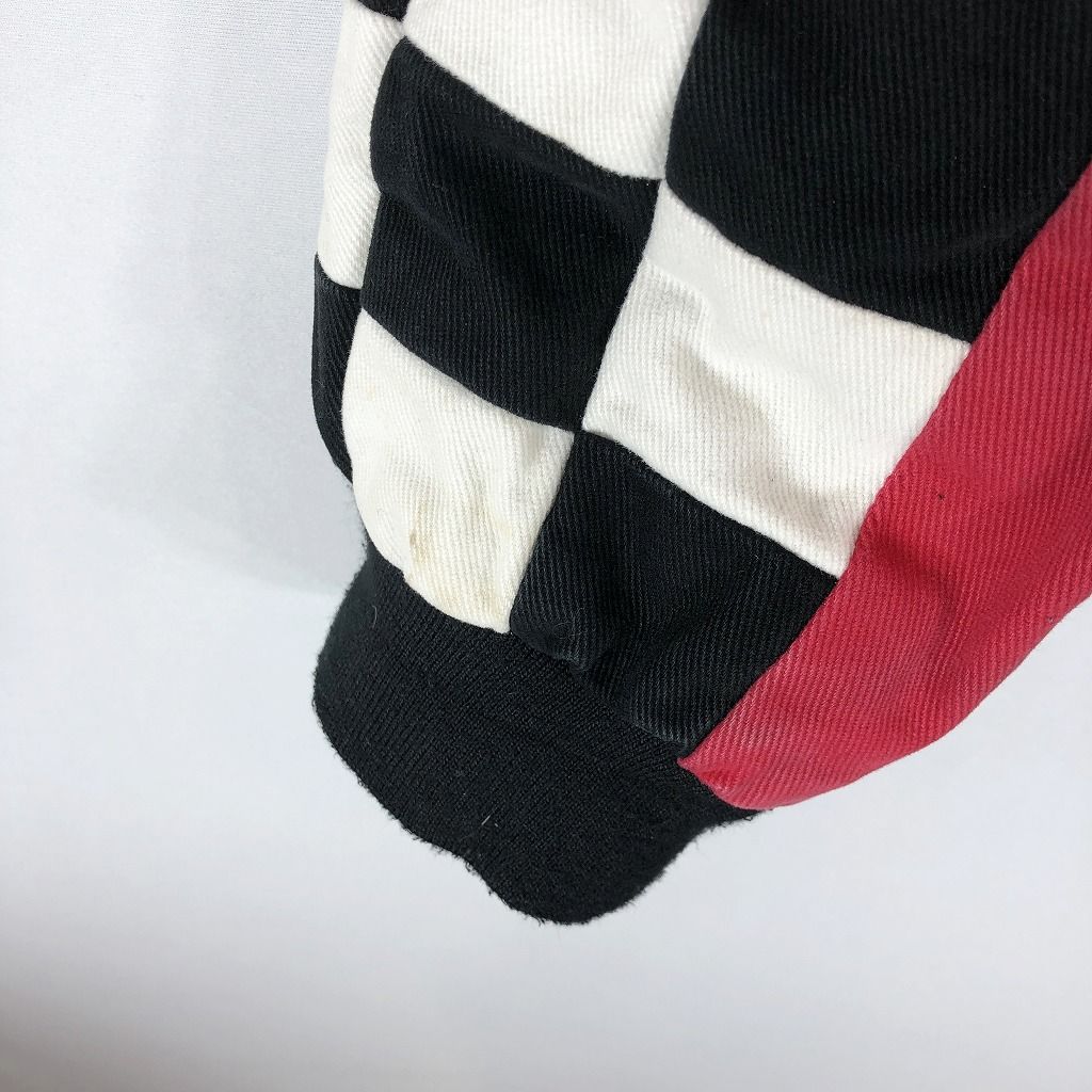 90年代 CHASE AUTHENTICS NASCAR コットン 切替デザイン レーシングジャケット ブラック (メンズ M) O9711 90年代 CHASE AUTHENTICS NASCAR コットン 切替デザイン レーシング