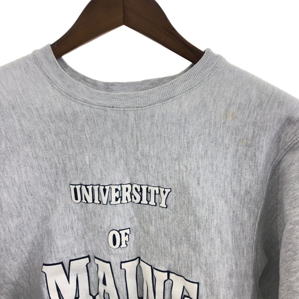 80年代 USA製 Champion チャンピオン リバースウィーブ MAINE