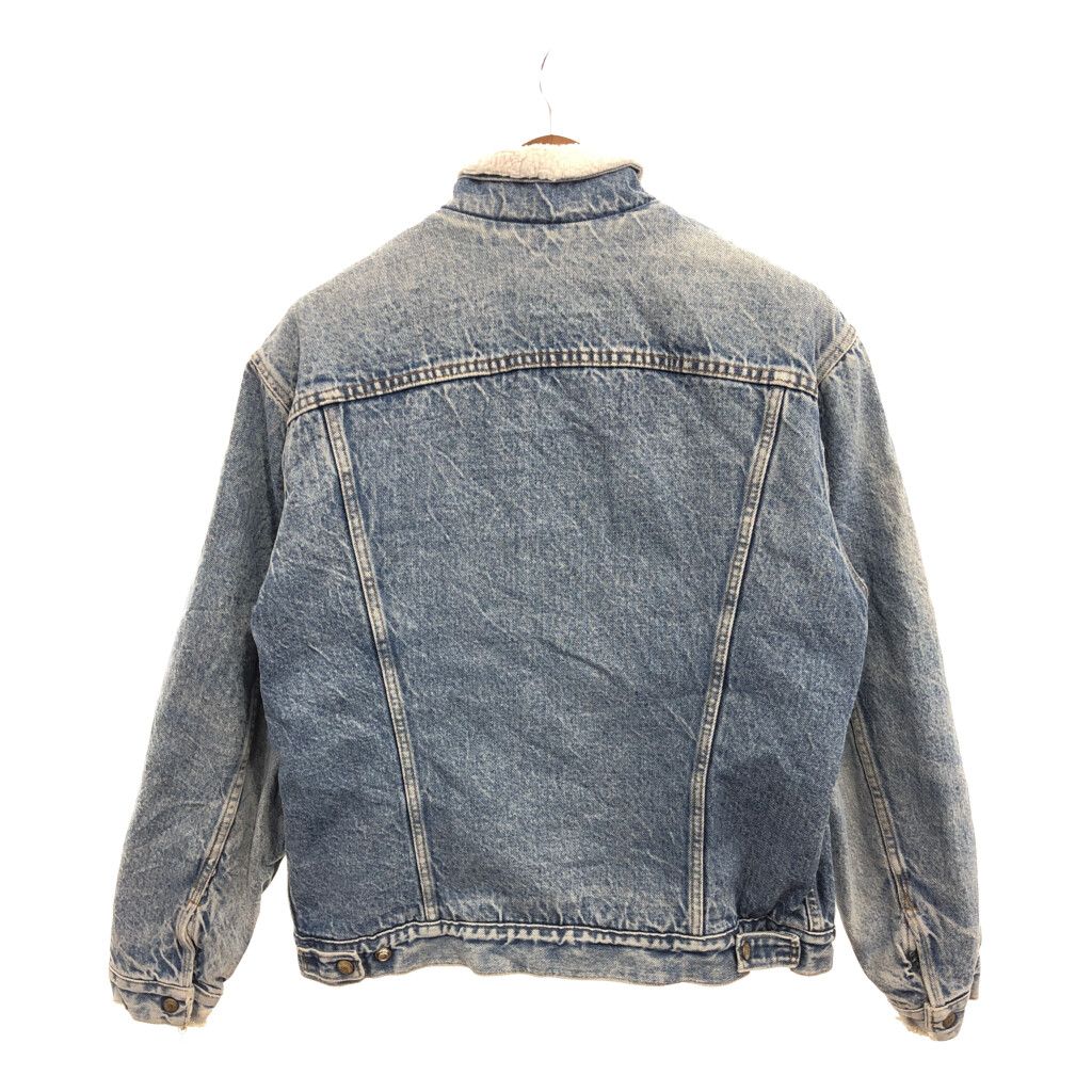 美品 濃紺 90s levi's 71608 0216 USA製 XLサイズ 90年代 USA製 Levi's リーバイス 71608-0216 デニム ボアジャケット