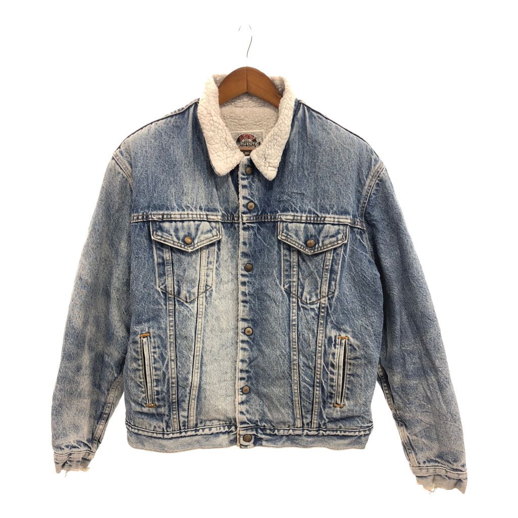 美品 濃紺 90s levi's 71608 0216 USA製 XLサイズ 90年代 USA製 Levi's リーバイス 71608-0216 デニム ボアジャケット