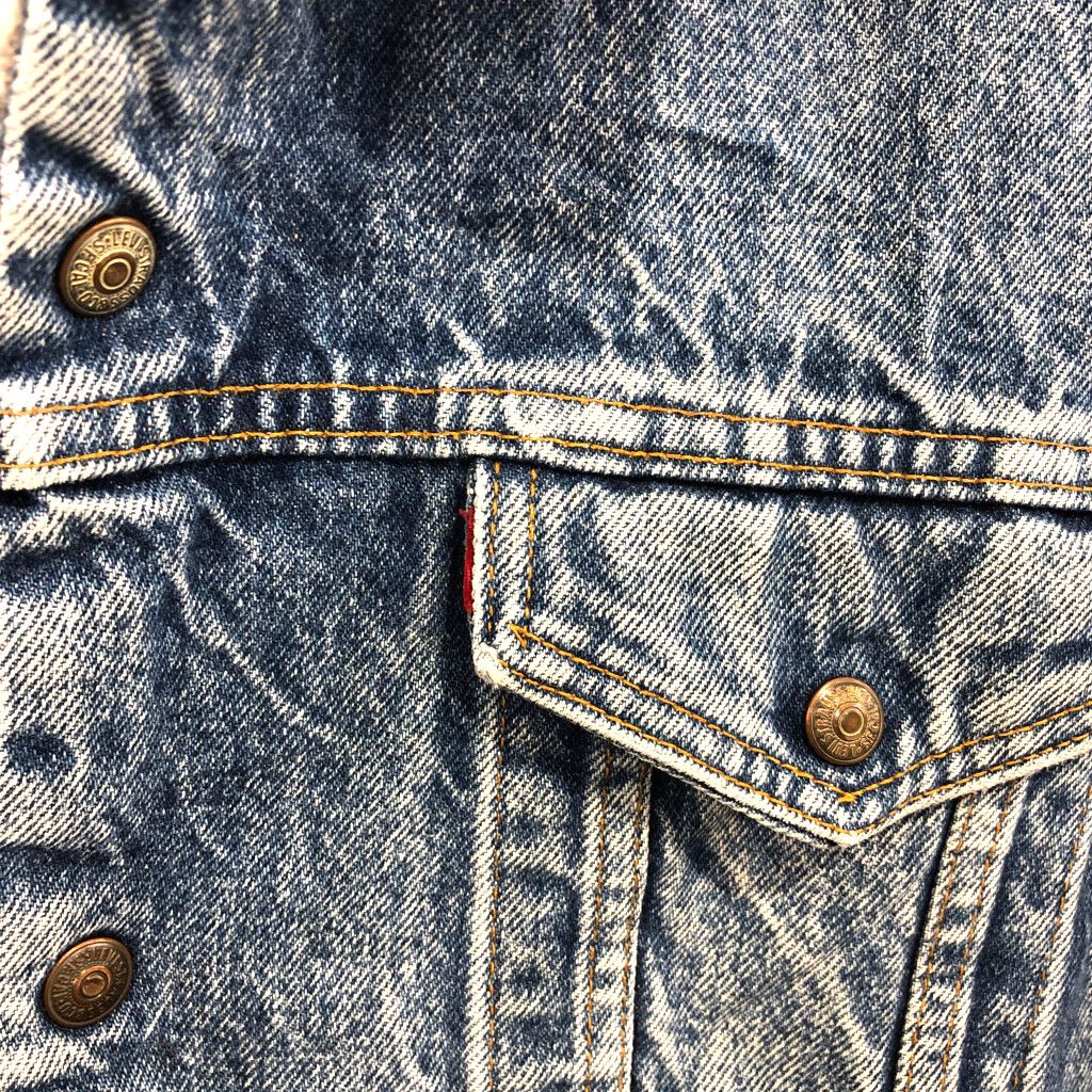 美品 濃紺 90s levi's 71608 0216 USA製 XLサイズ 90年代 USA製 Levi's リーバイス 71608-0216 デニム ボアジャケット