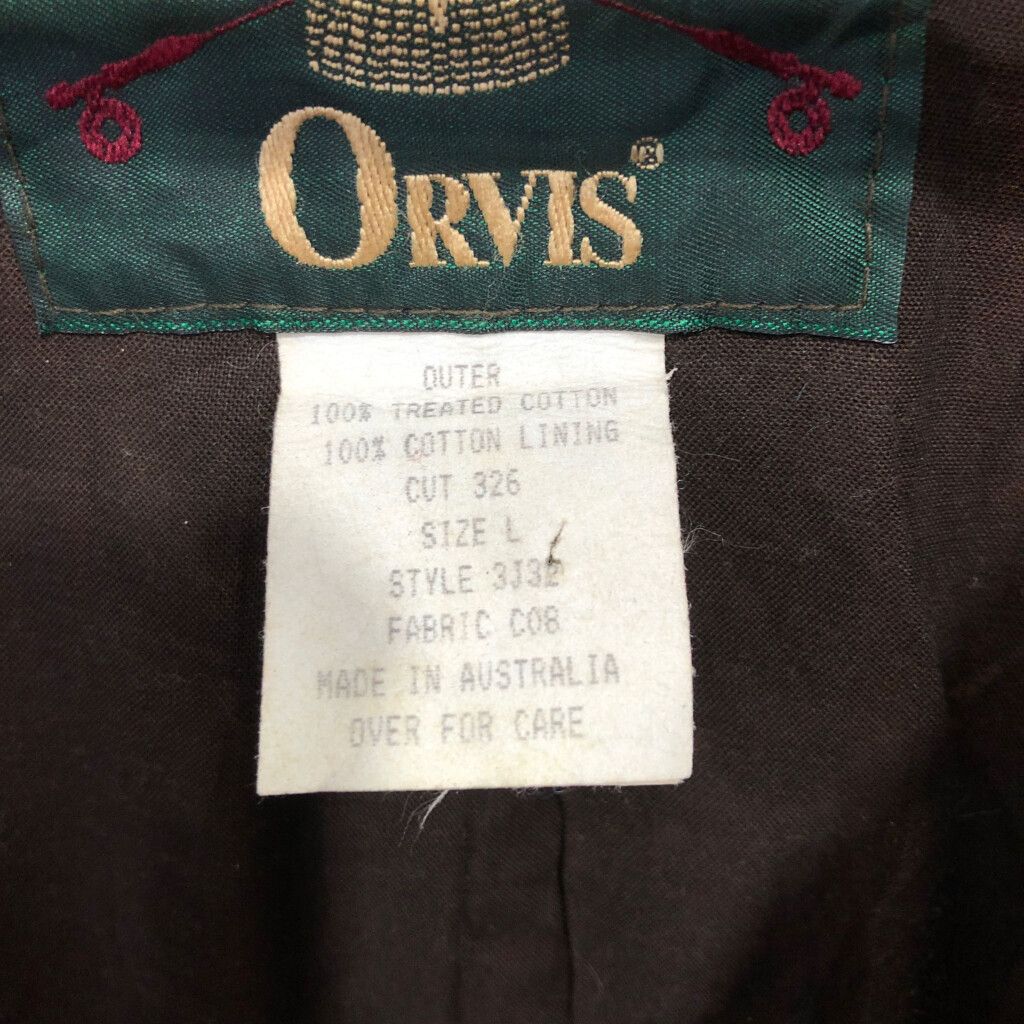90年代 オーストラリア製 ORVIS オービス オイルド ハンティング